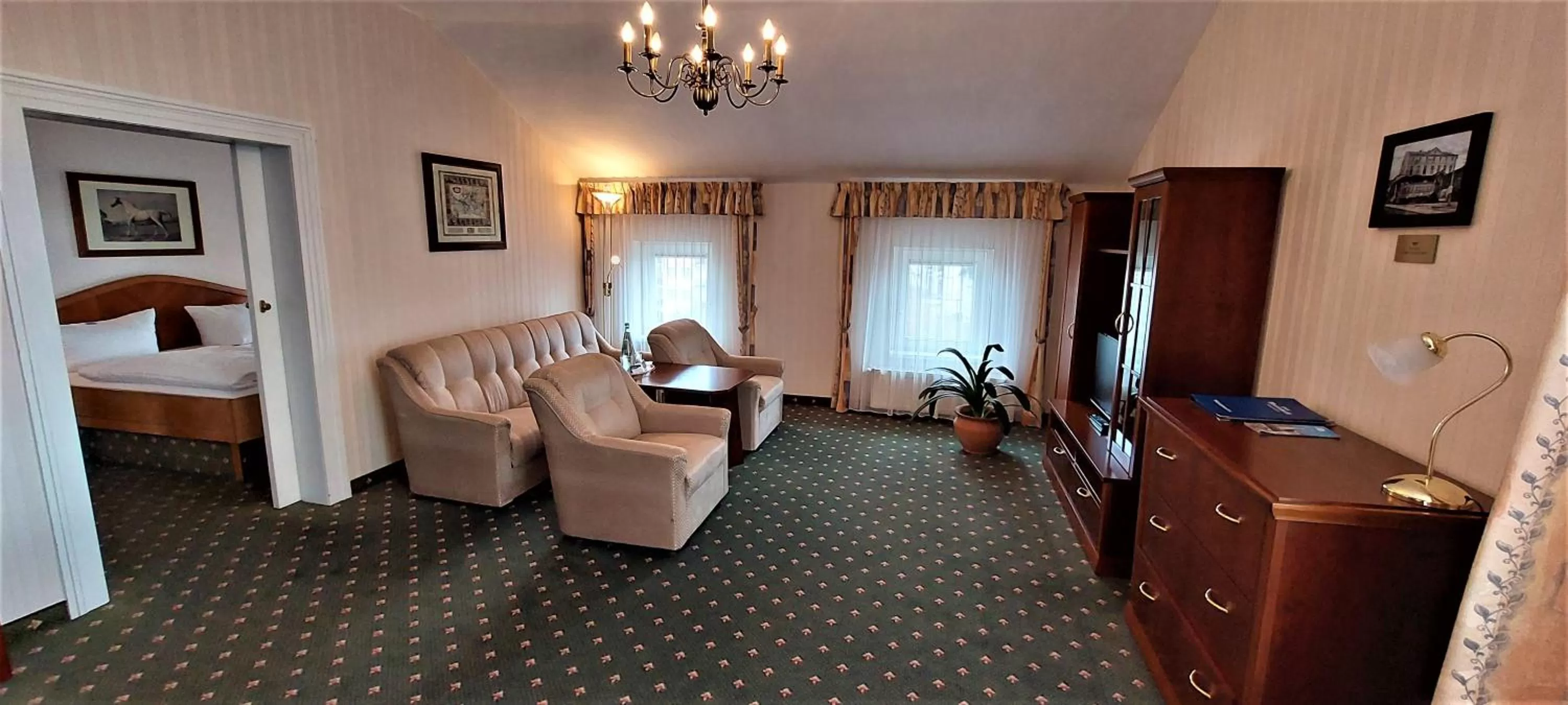 Photo of the whole room, Seating Area in Hotel Meereswelle - Anno 1875