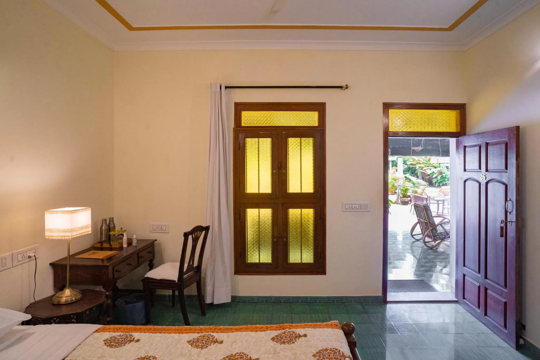 Deluxe Queen Room in The Bangala Chettinad