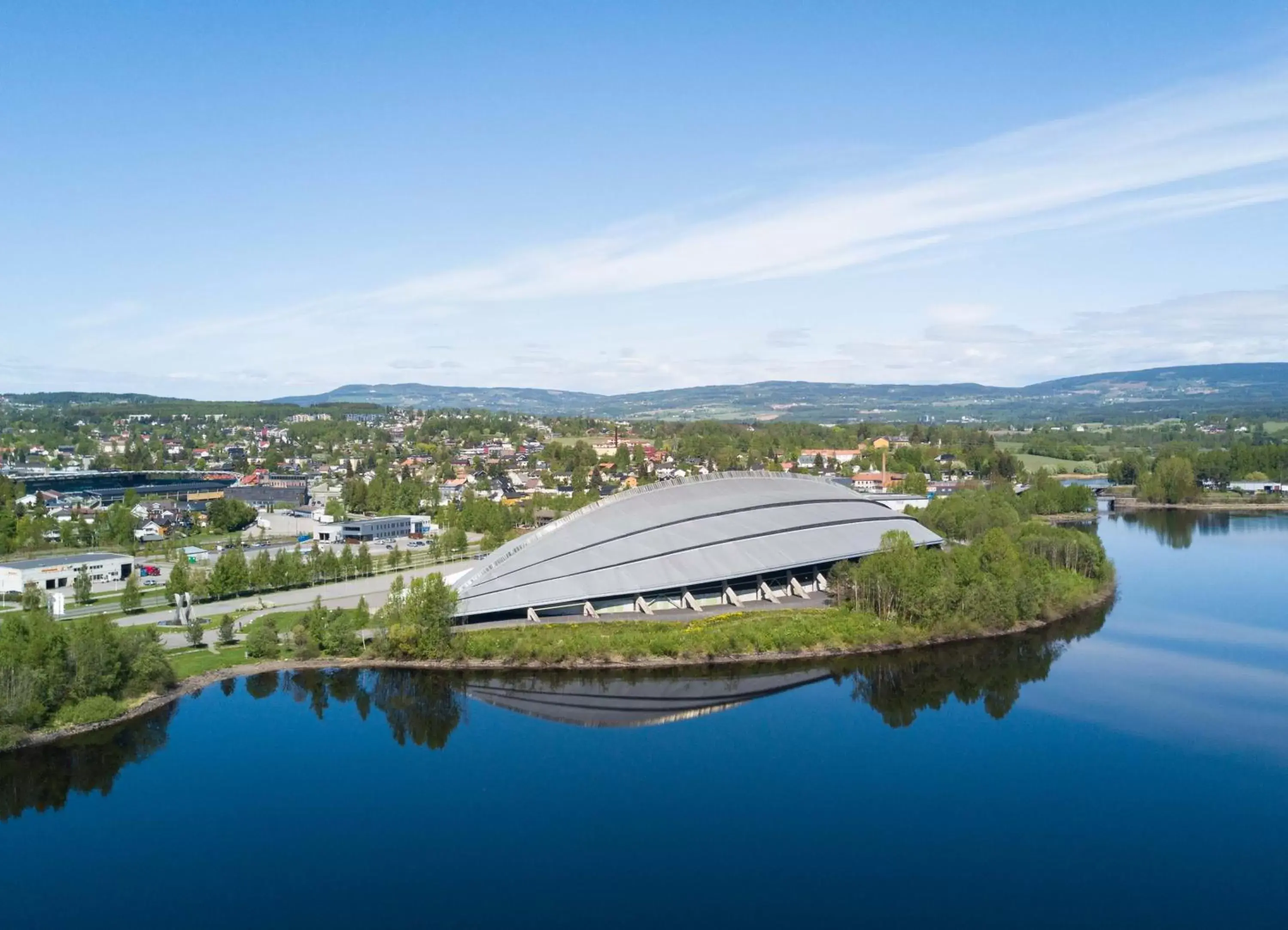 Nearby landmark, Bird's-eye View in Thon Partner Hotel Victoria Hamar