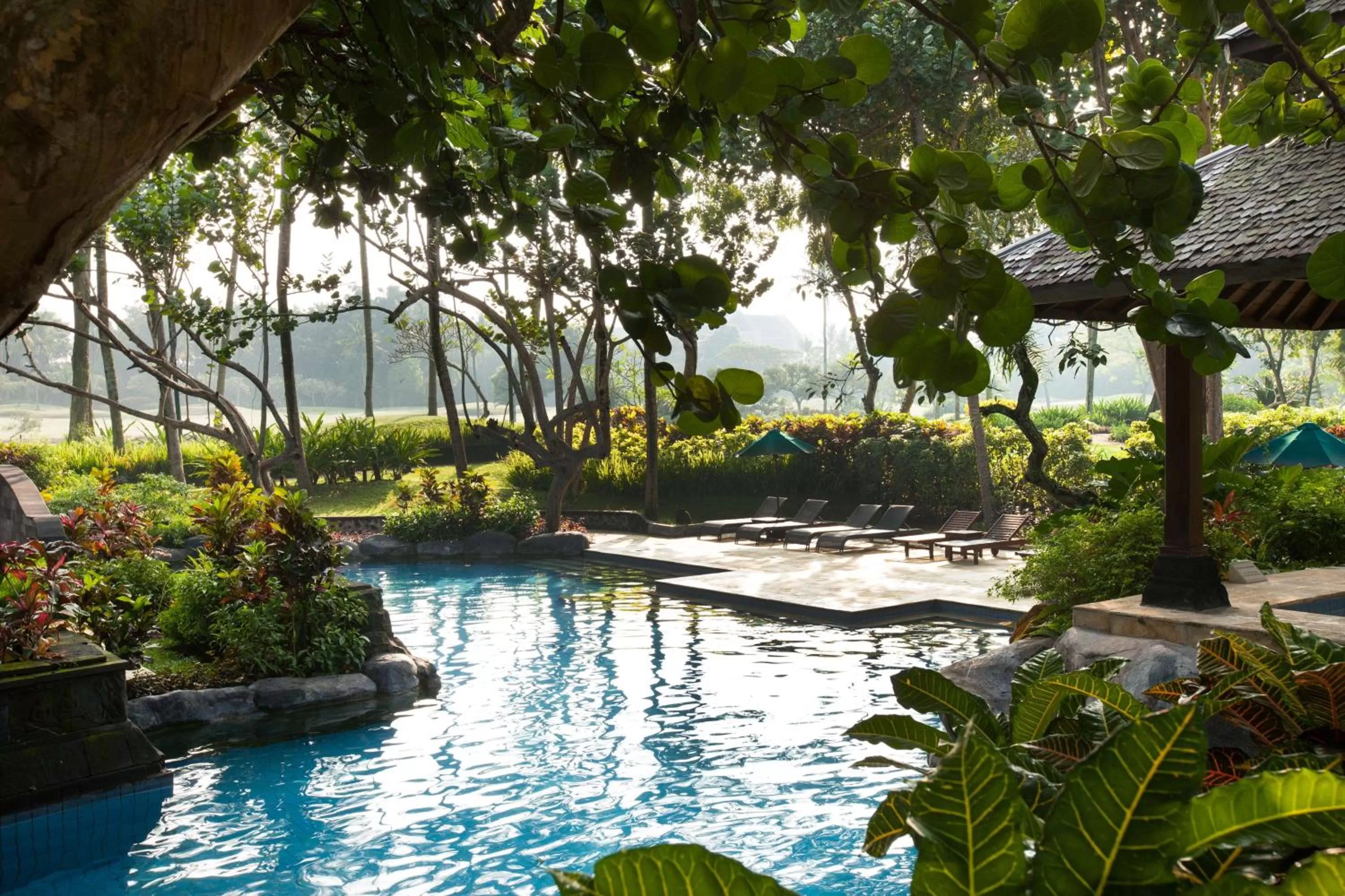 Swimming pool in Hyatt Regency Yogyakarta