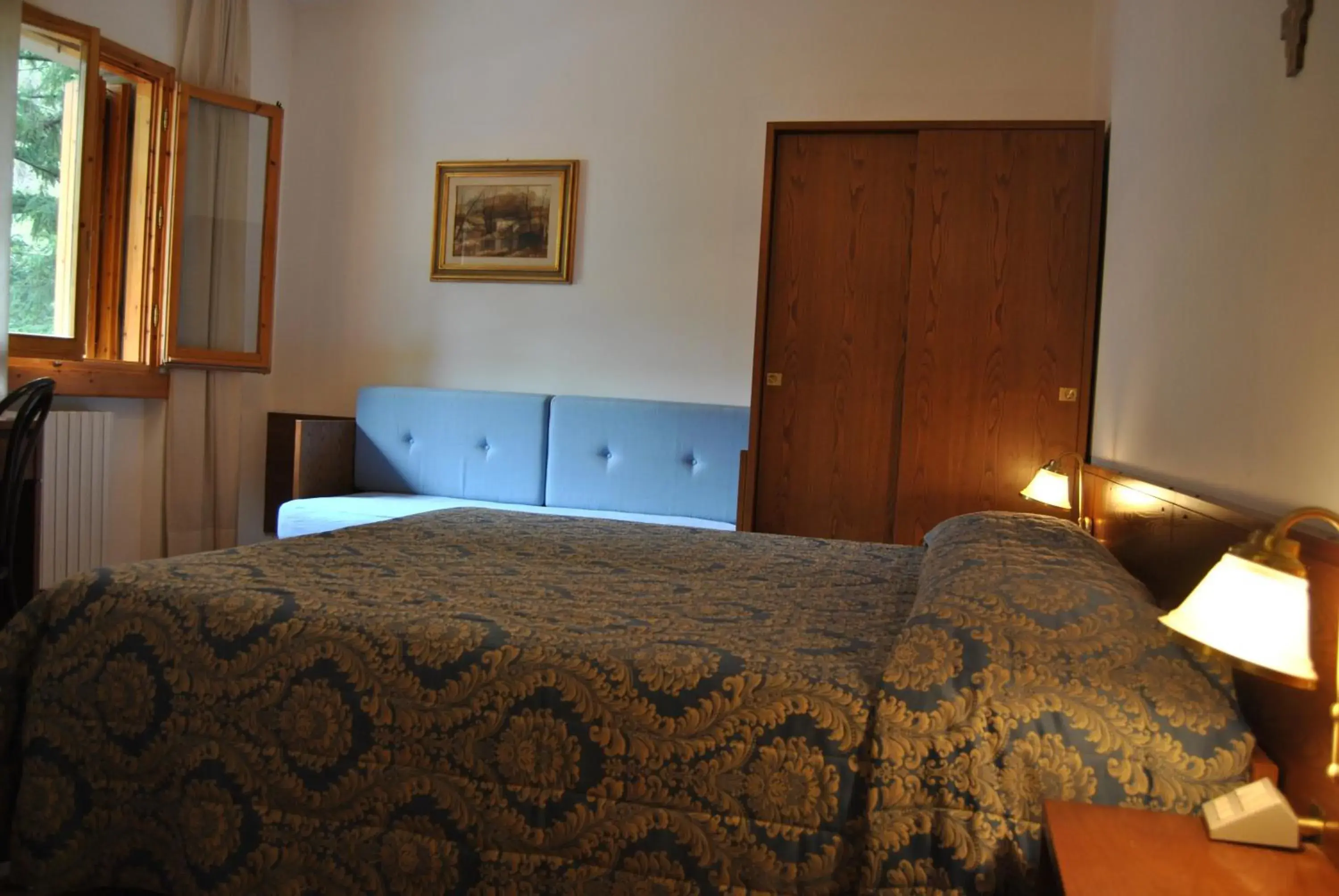 Bed in Hotel Archimede