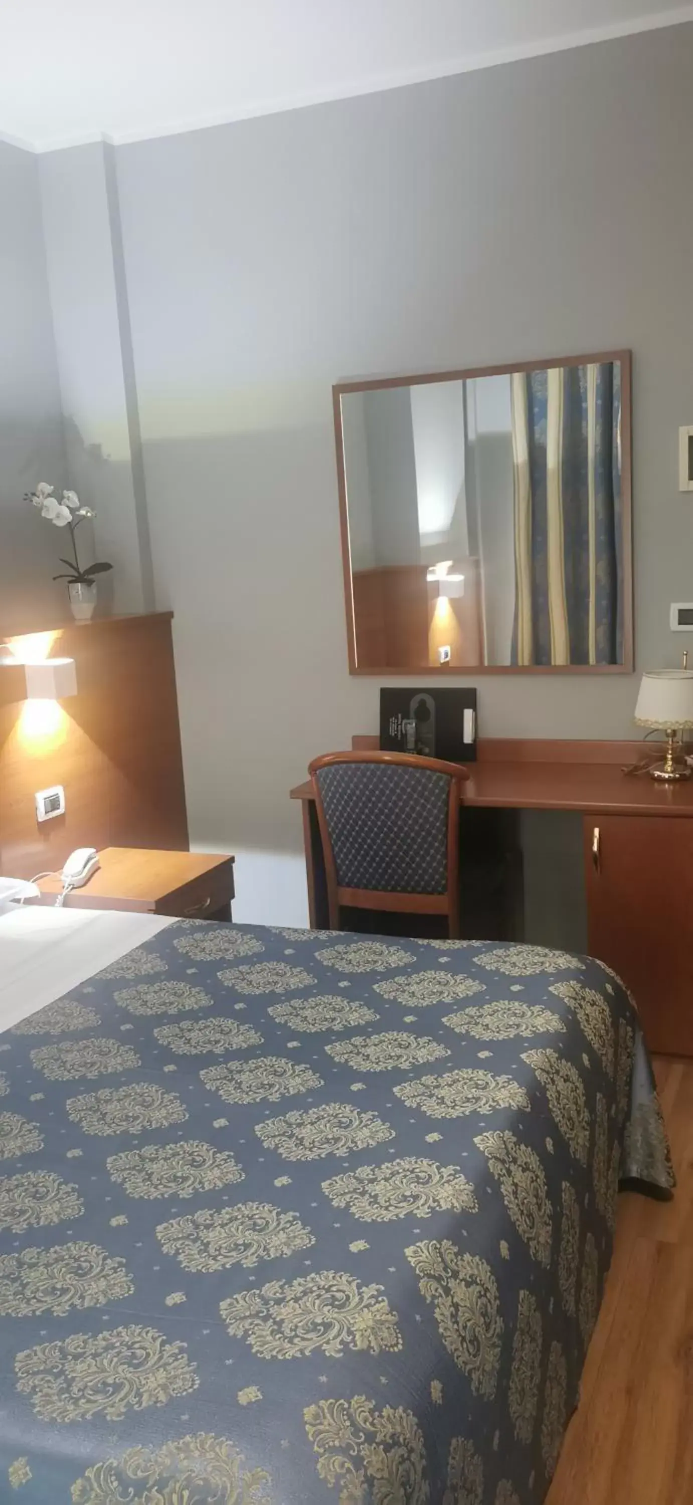 Bed in Hotel Rigolfo
