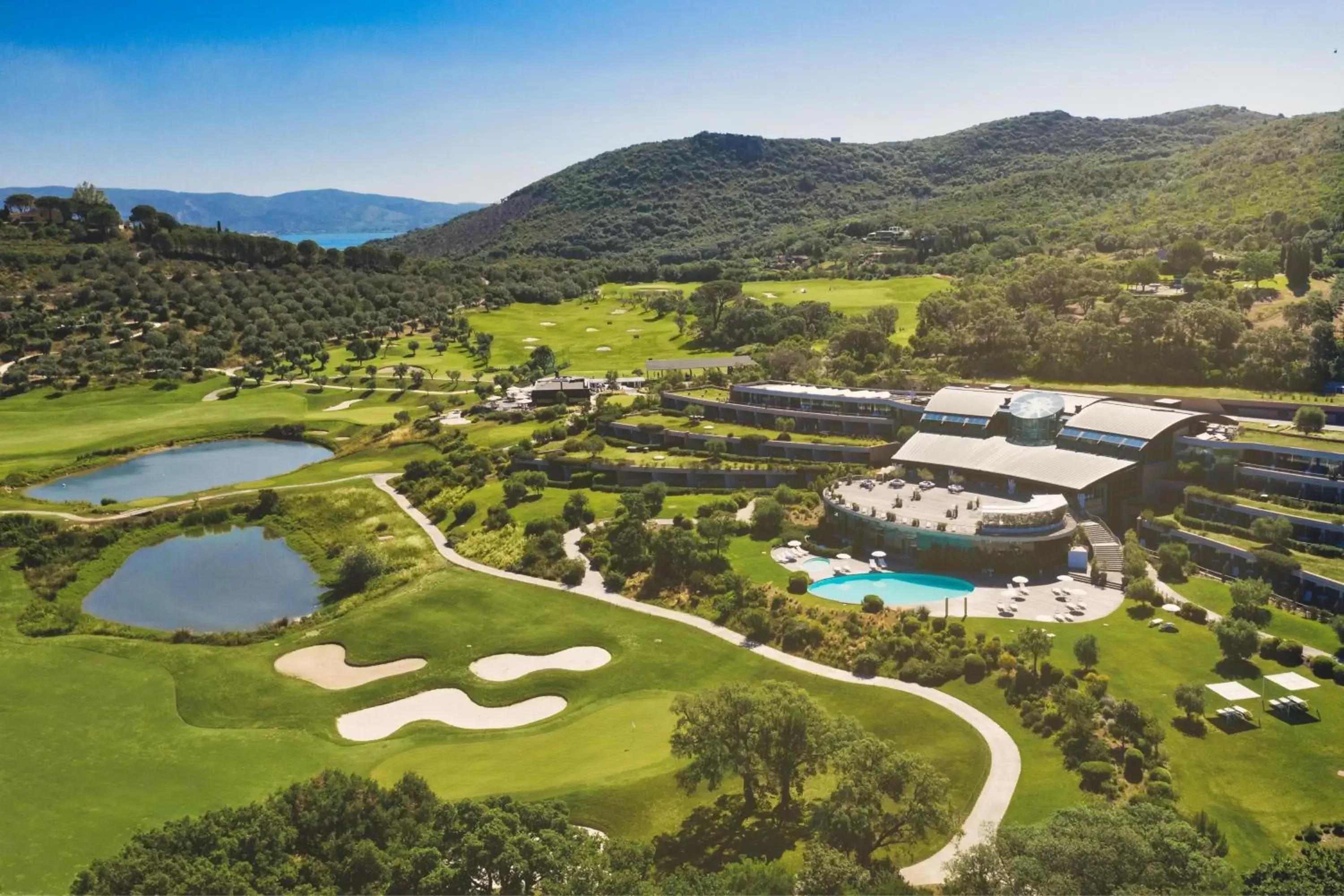 Property building, Bird's-eye View in Argentario Golf & Wellness Resort