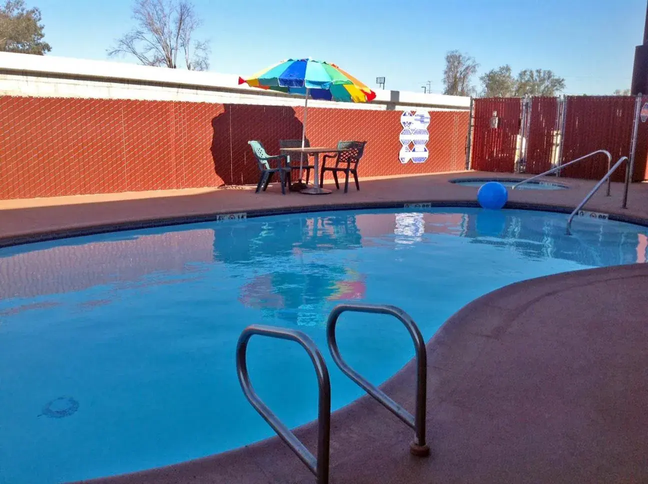 Swimming Pool in Studio 6 Suites Delano, CA