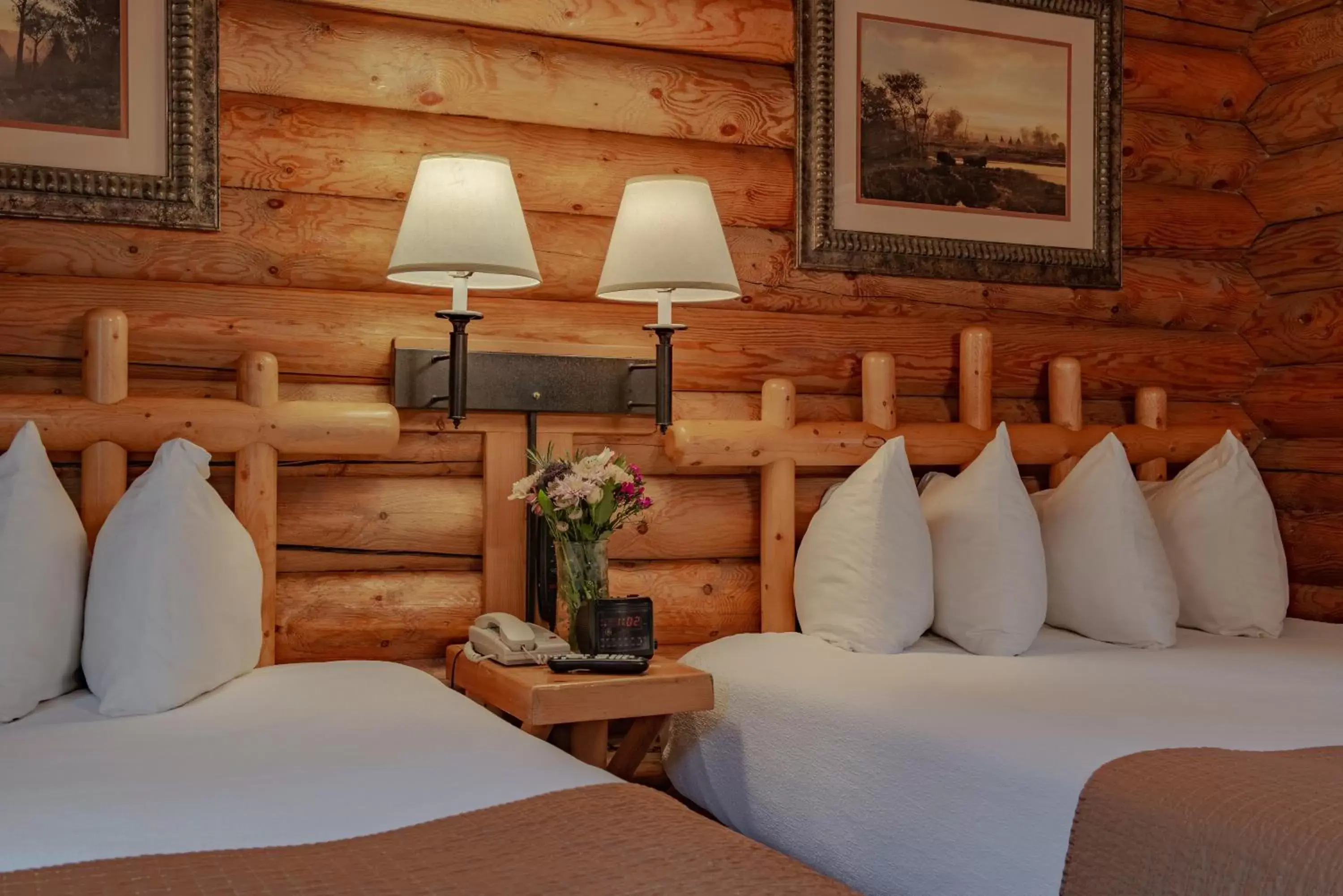 Bed in Cowboy Village Resort