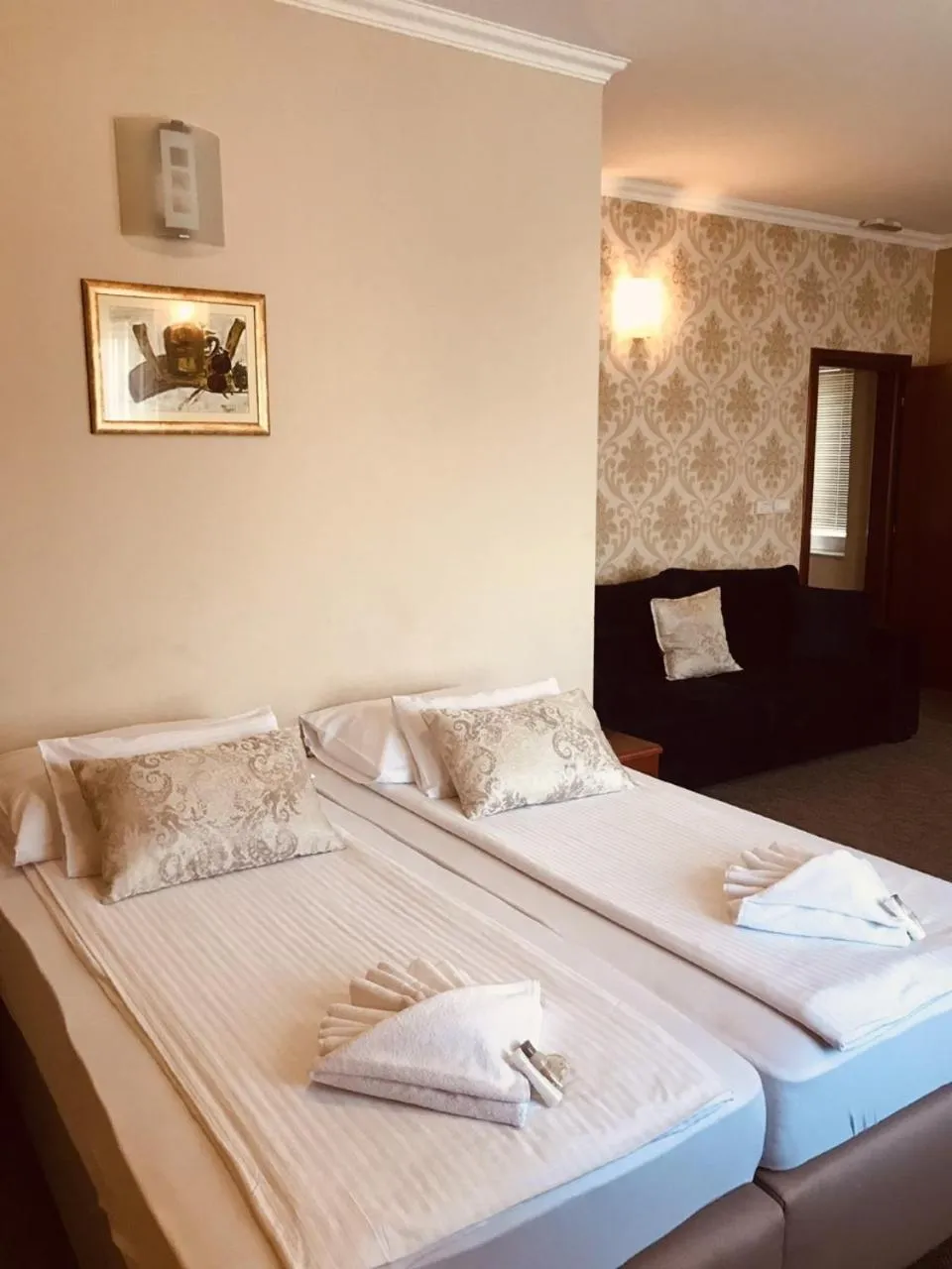 Bed in Hotel Bristol