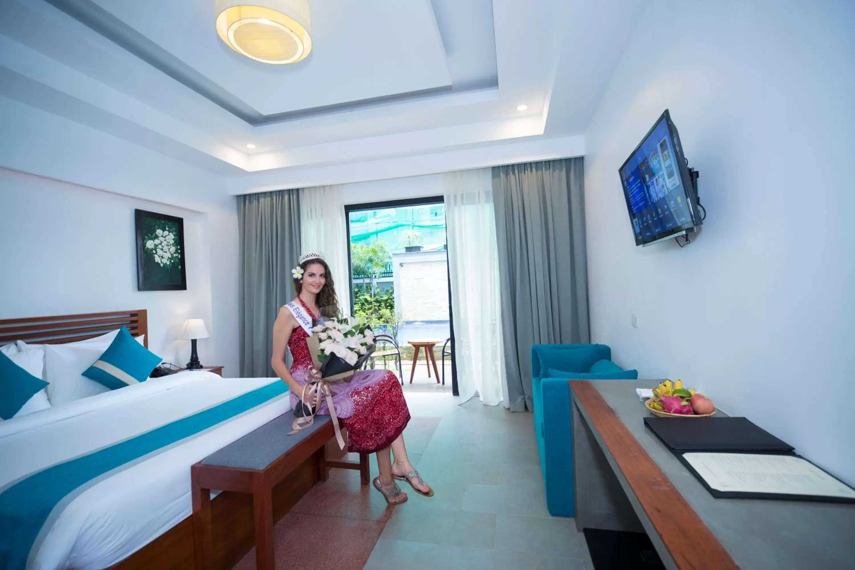 Pool view in The Tito Suite Residence