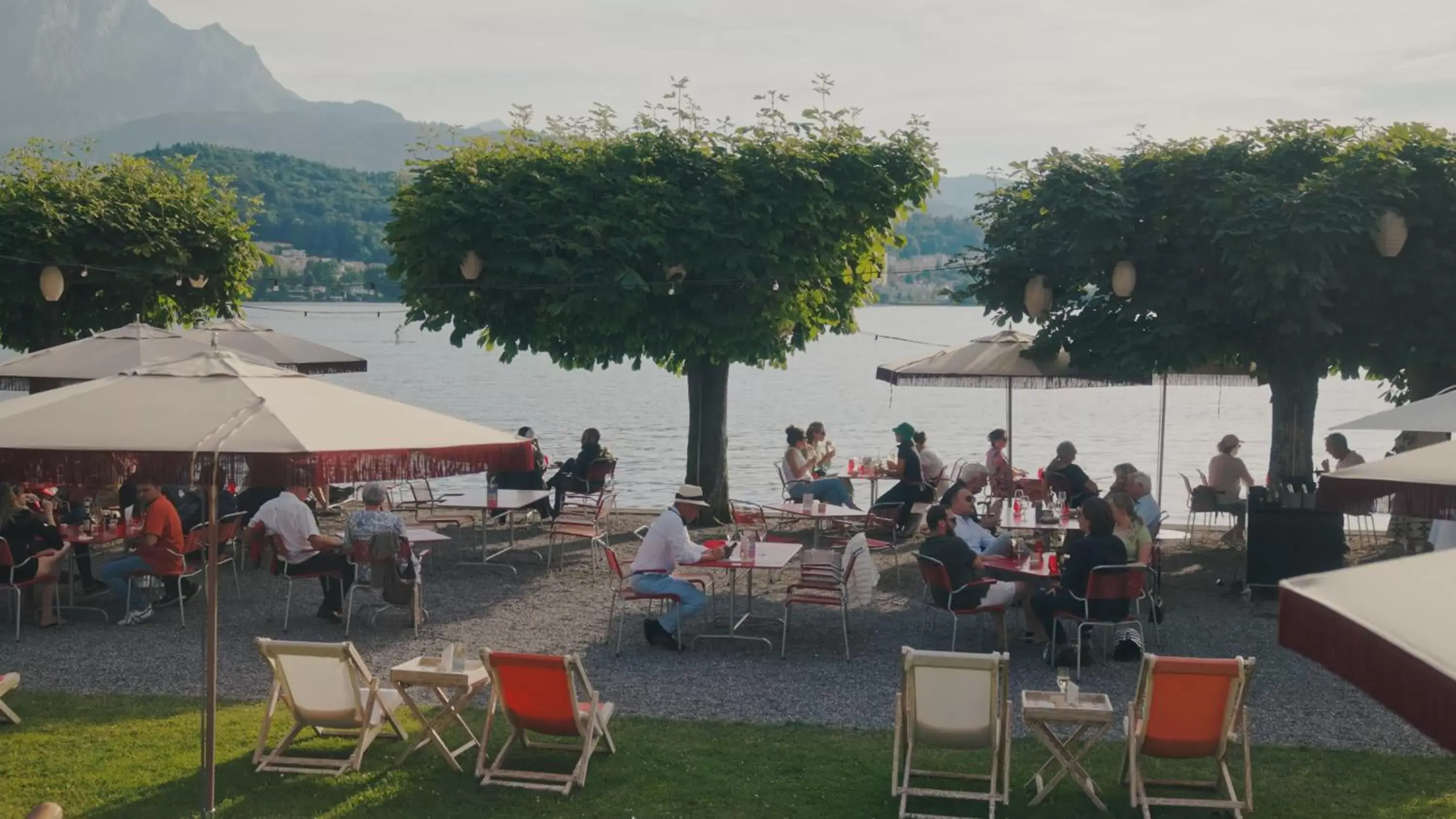 Restaurant/places to eat in HERMITAGE Lake Lucerne - Beach Club & Lifestyle Hotel