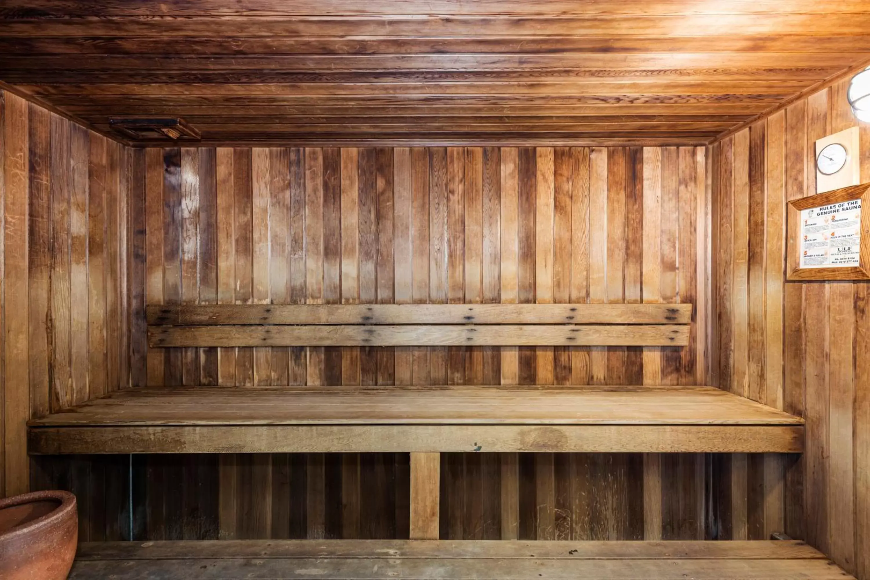 Sauna in Noosa International Resort