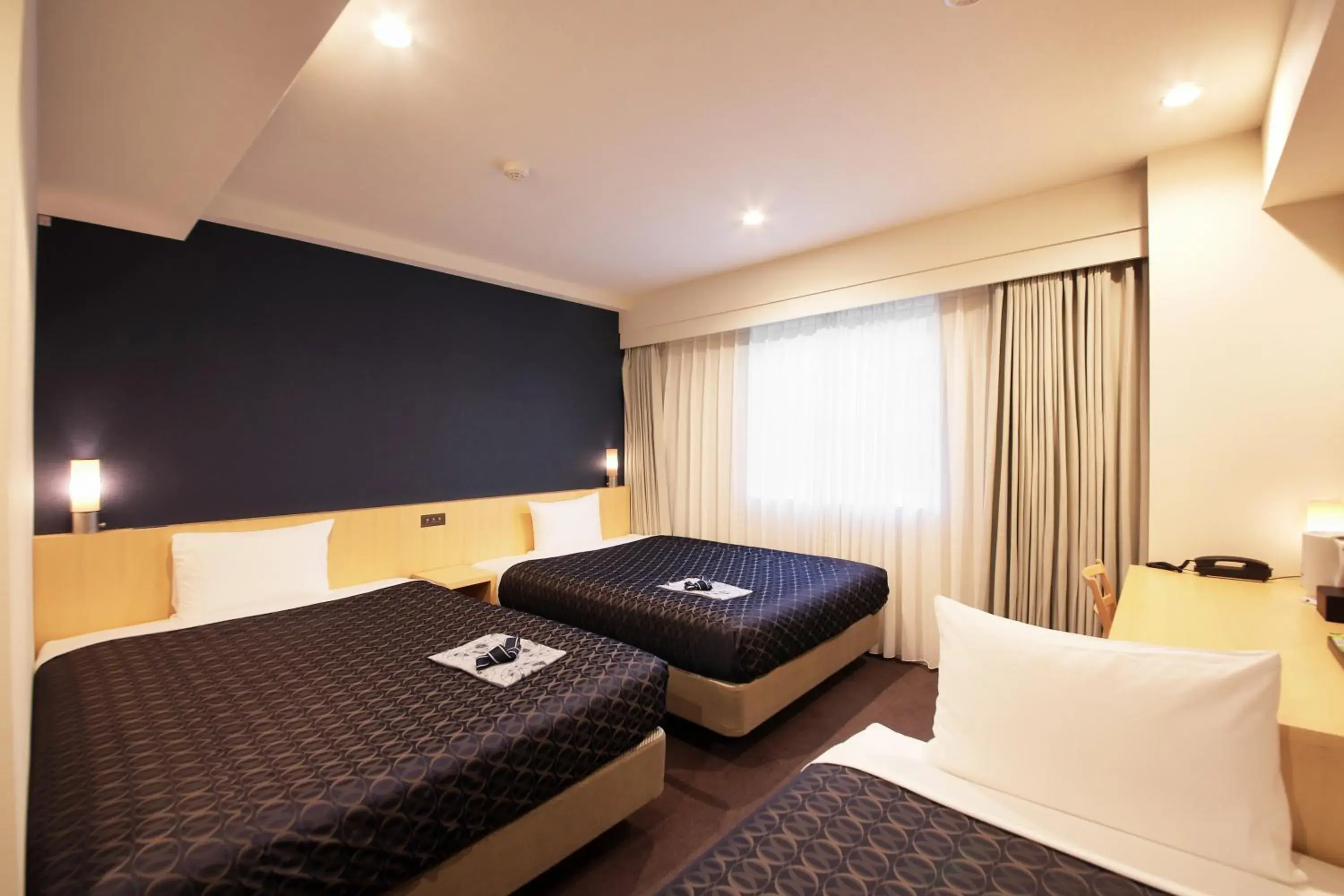 Photo of the whole room, Bed in Hotel Asia Center of Japan