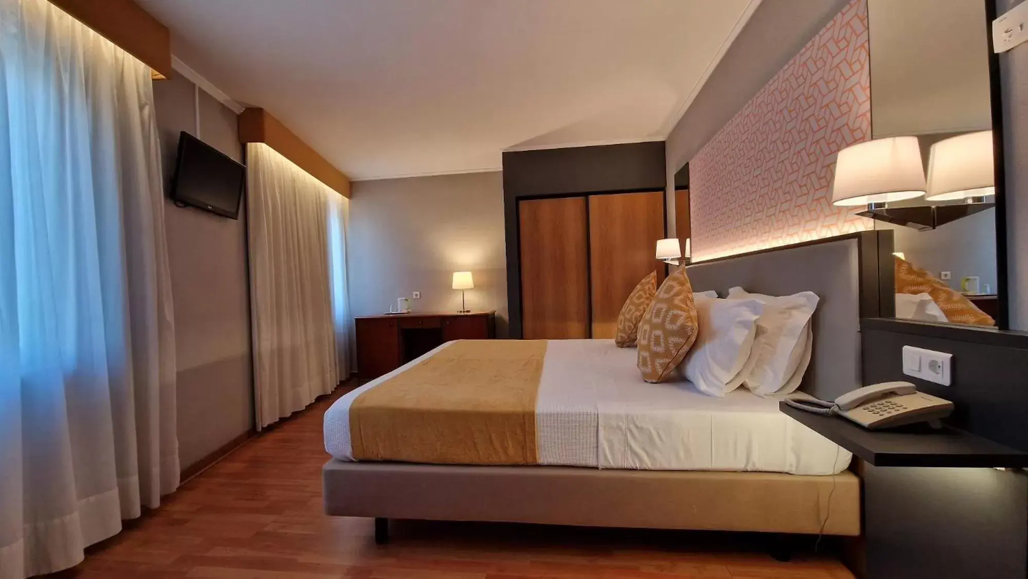 Bed in Hotel 3K Madrid