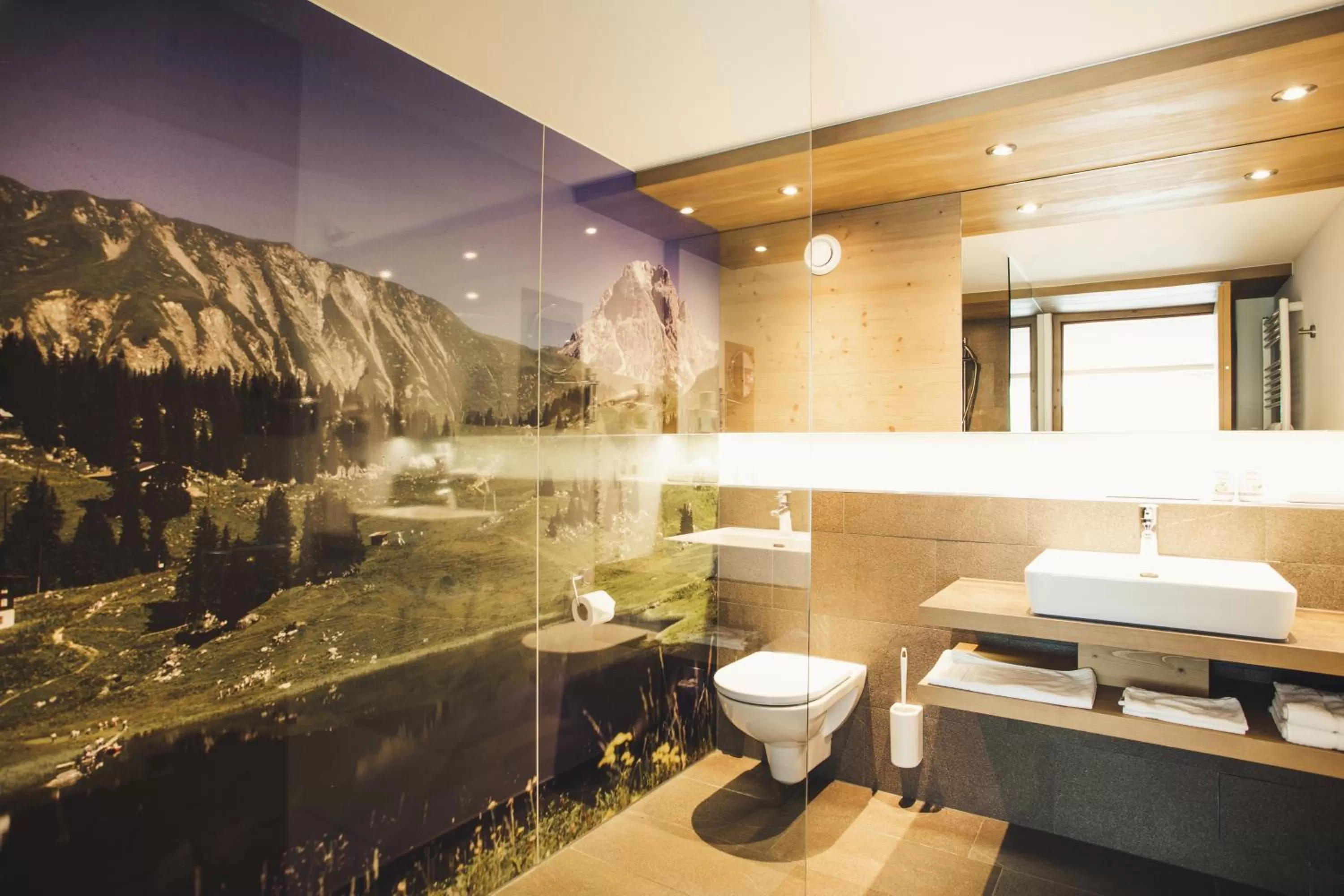Bathroom in Hotel Hubertus - Au Bregenzerwald