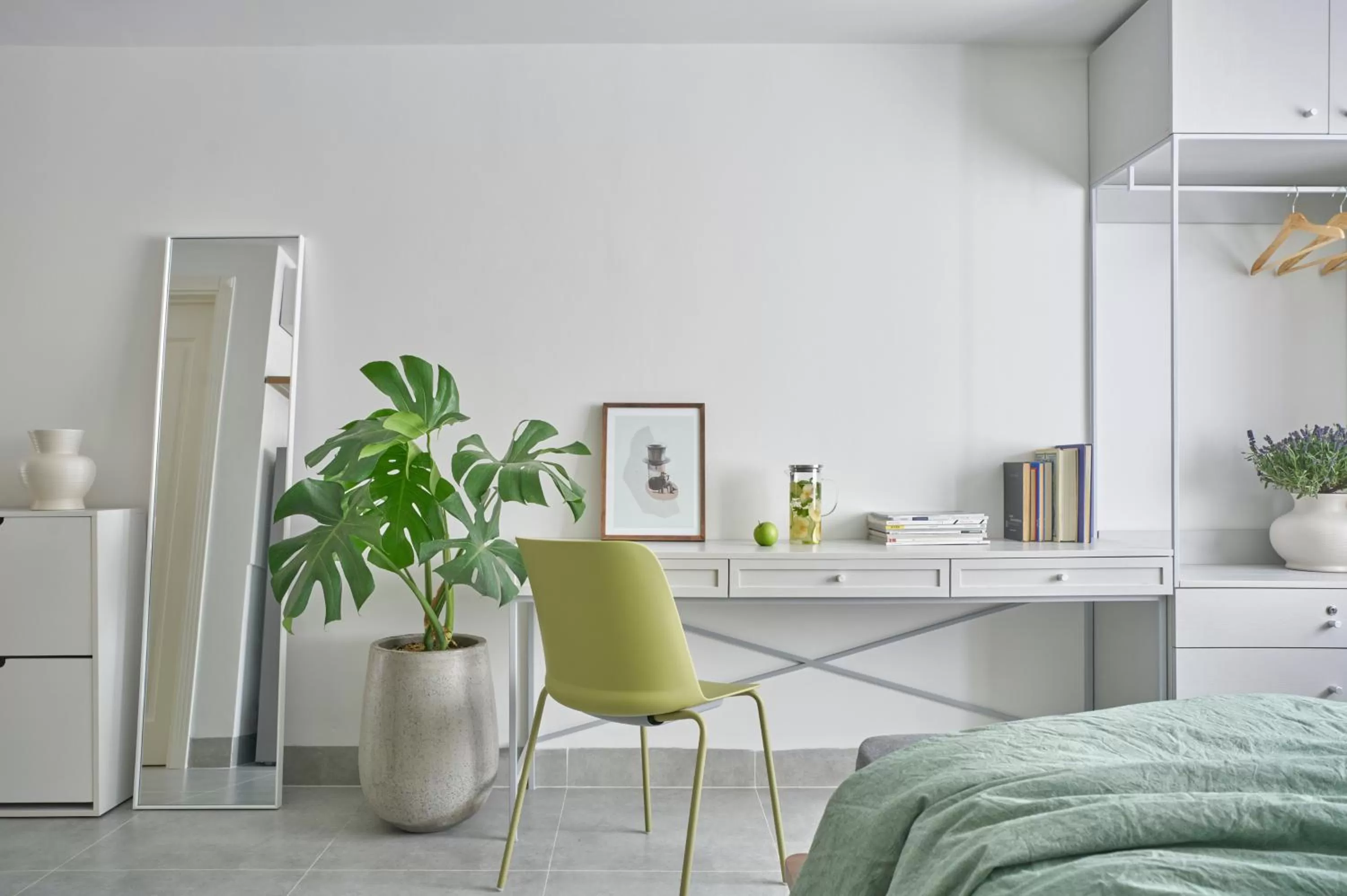 Seating area, Bed in M Village Living Cửu Long