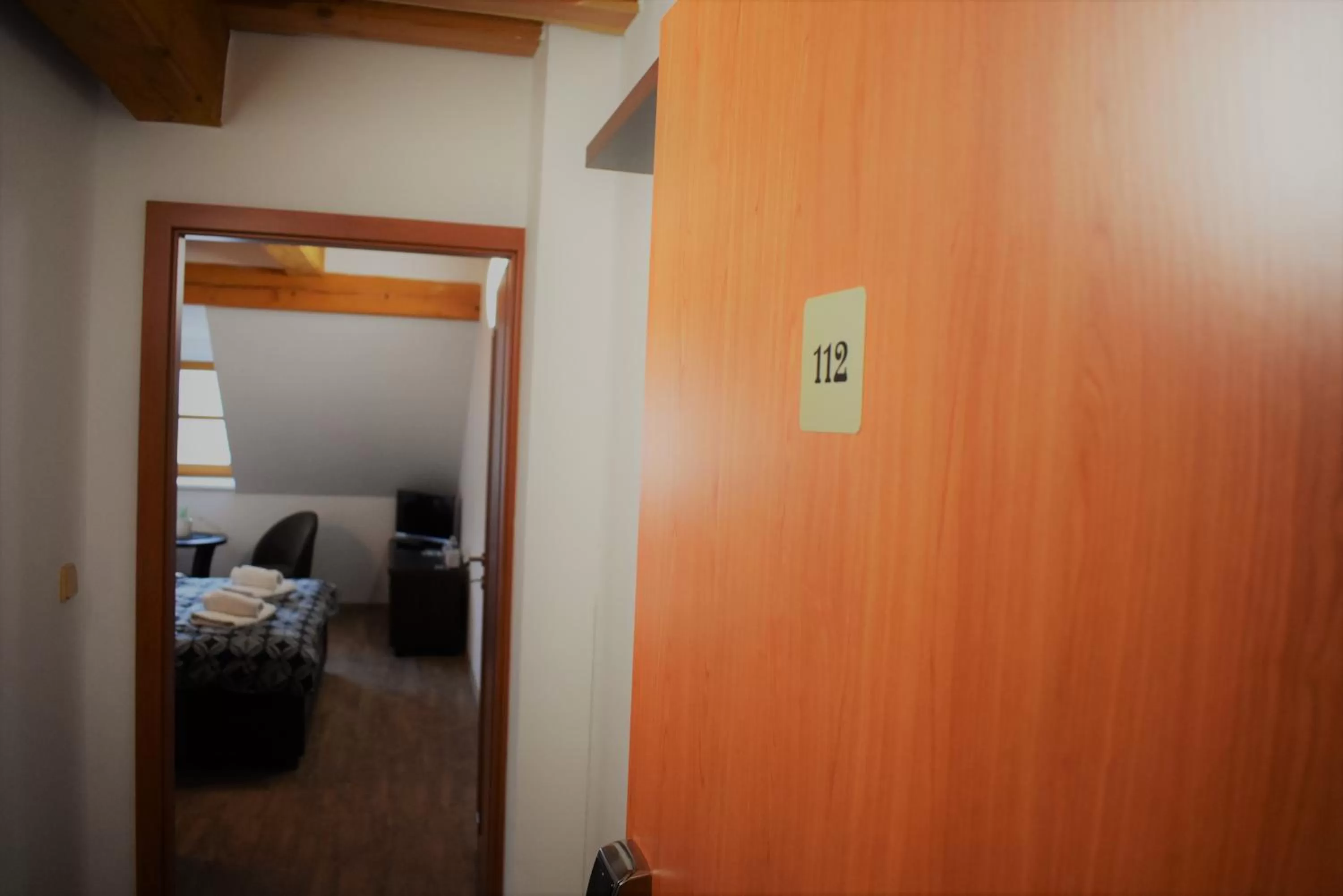 Bed in Motel Roubenka