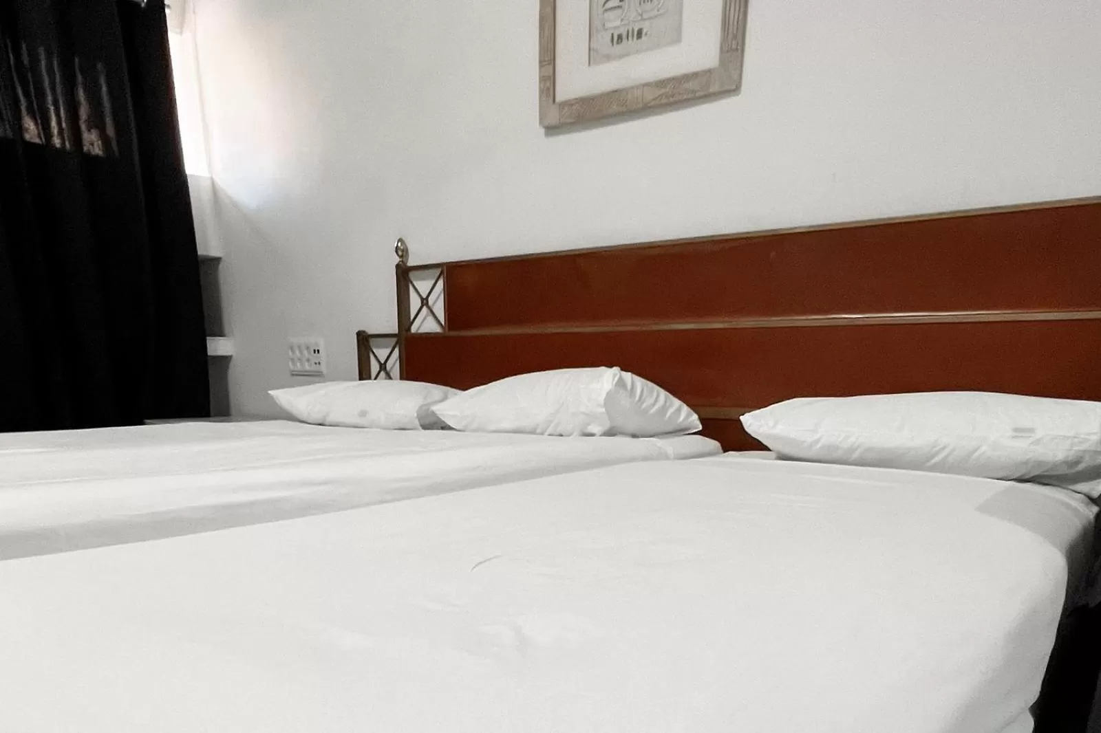 Bed in Hotel Maman