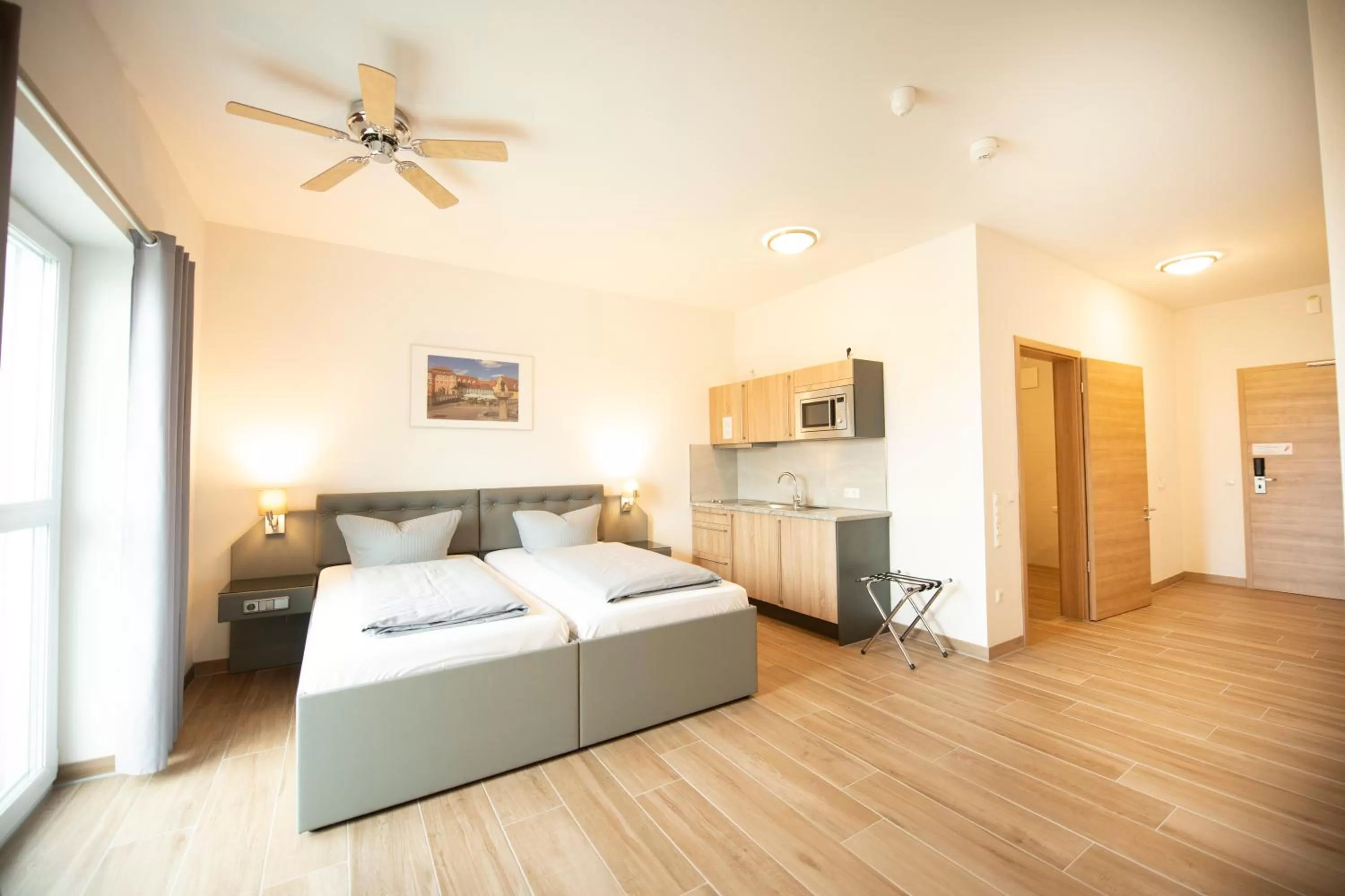 Photo of the whole room, Bed in Stadthotel Donauwörth