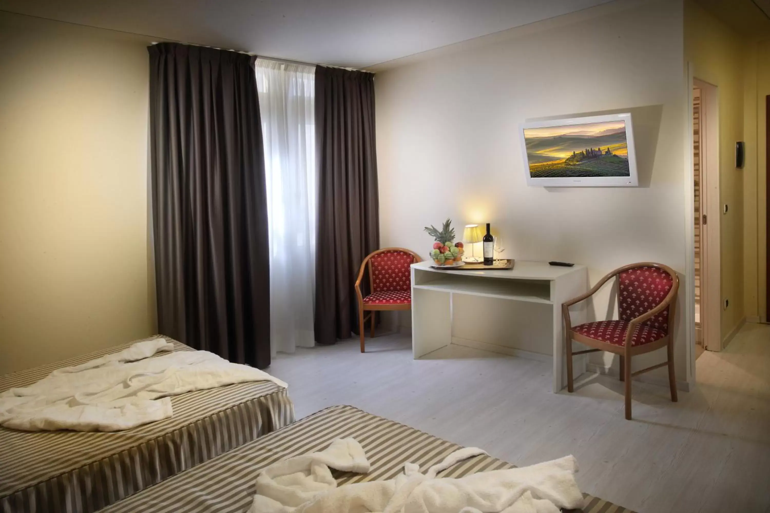 Bed in Hotel Ariston & Spa