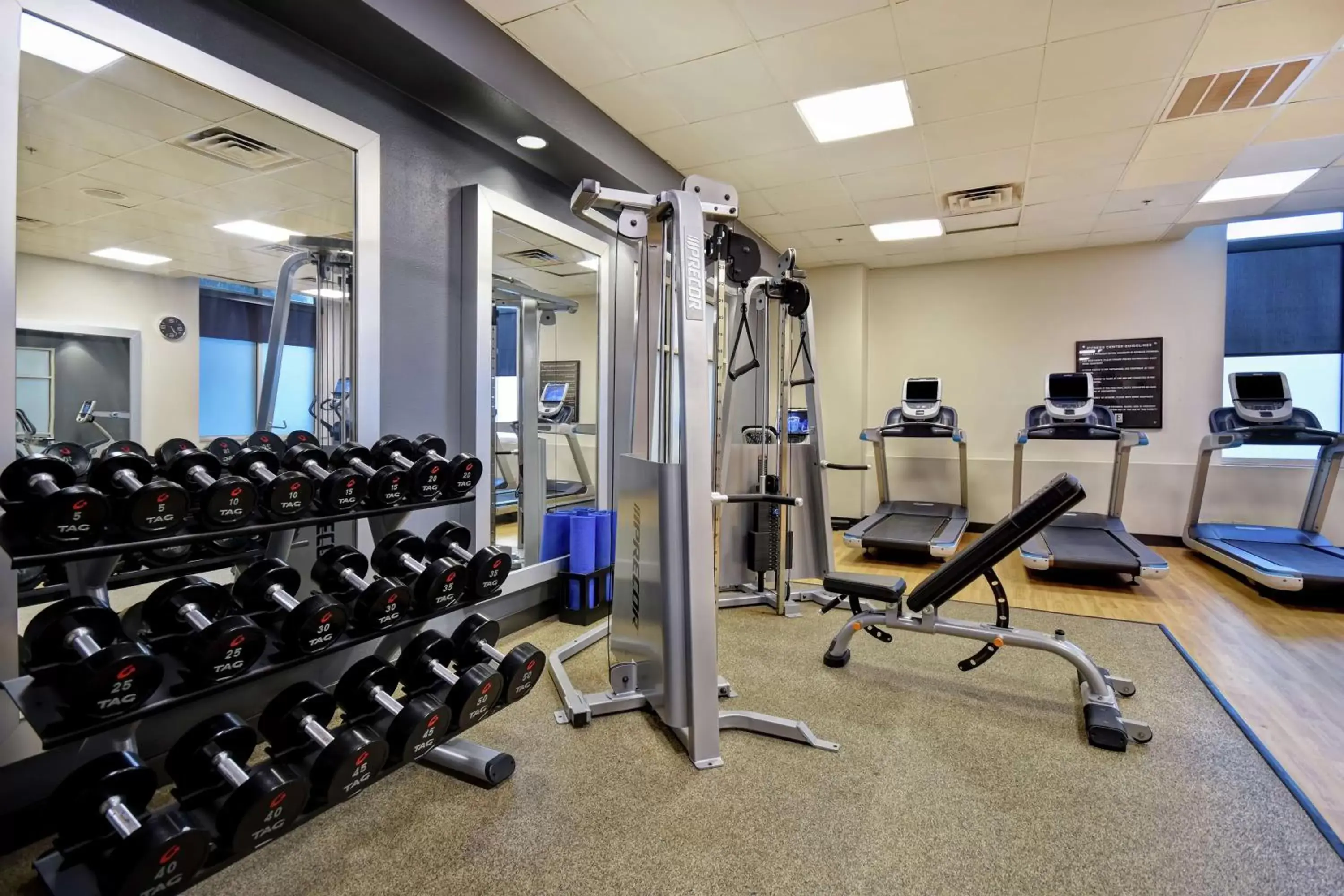 Fitness centre/facilities, Fitness Center/Facilities in Embassy Suites Montgomery - Hotel & Conference Center