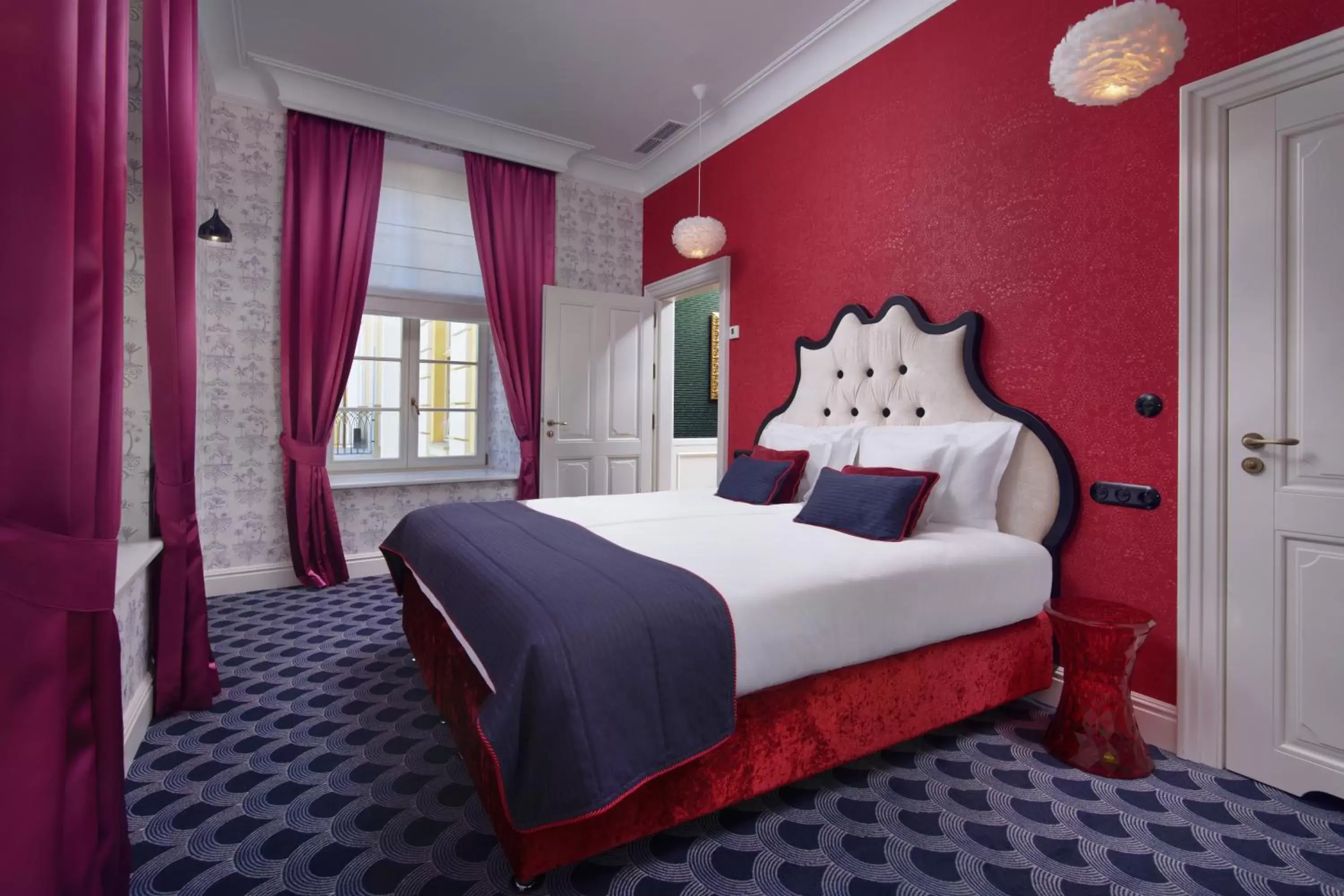 Bedroom, Bed in Relais & Châteaux Hotel Quadrille - Adults Only Bedroom, Bed in Relais & Châteaux Hotel Quadrille - Adults Only