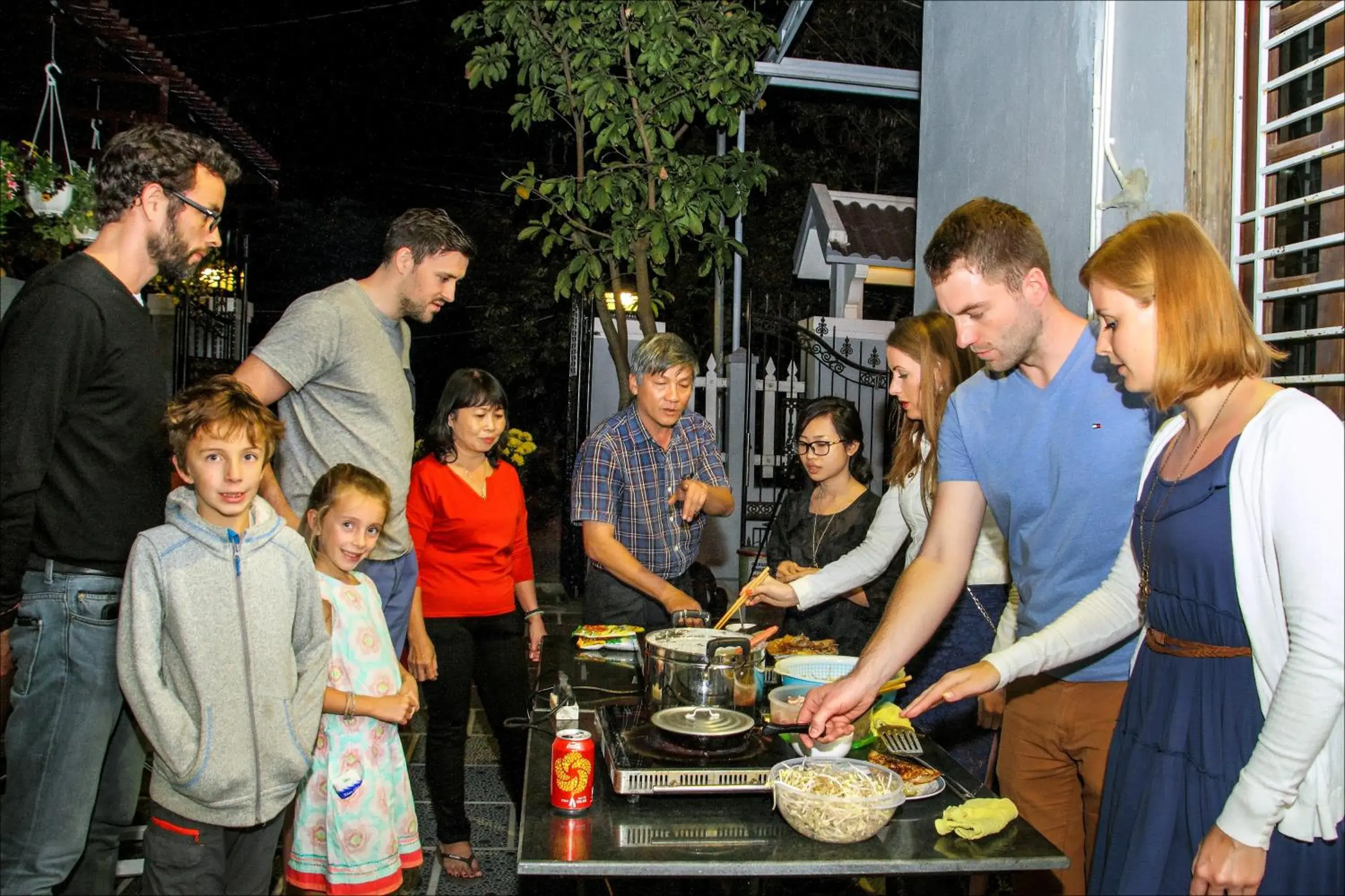 Spring, Family in Blue Clouds Homestay