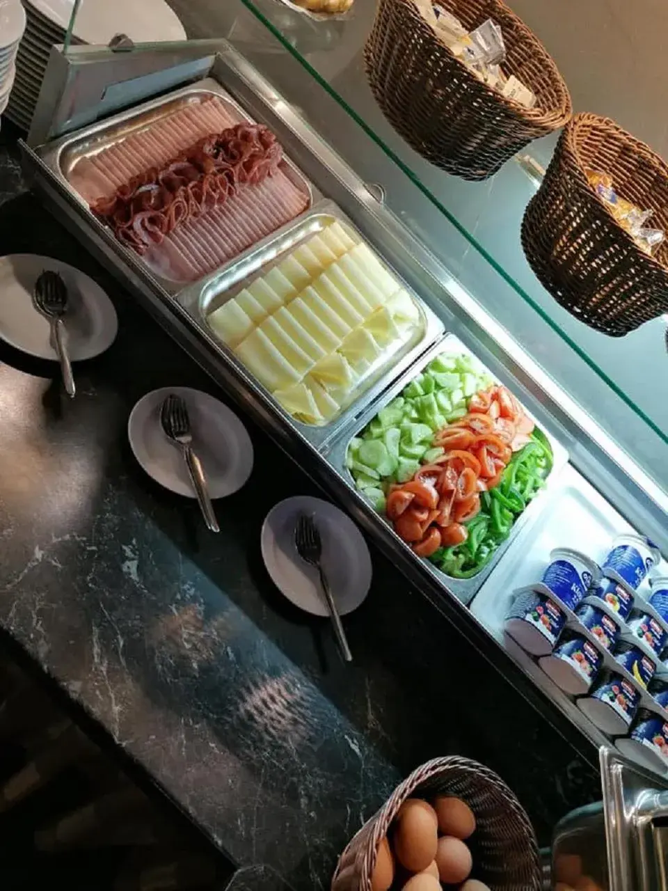 Food close-up in A-Sport Hotel