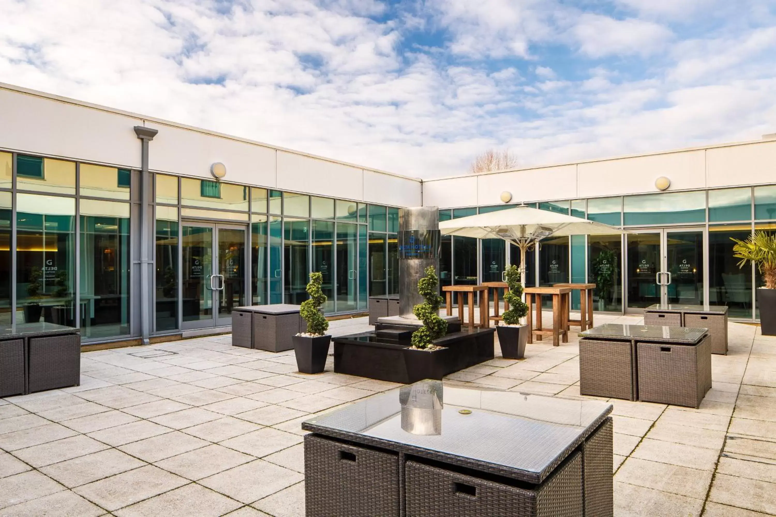 Property building, Restaurant/Places to Eat in Delta Hotels Nottingham Belfry