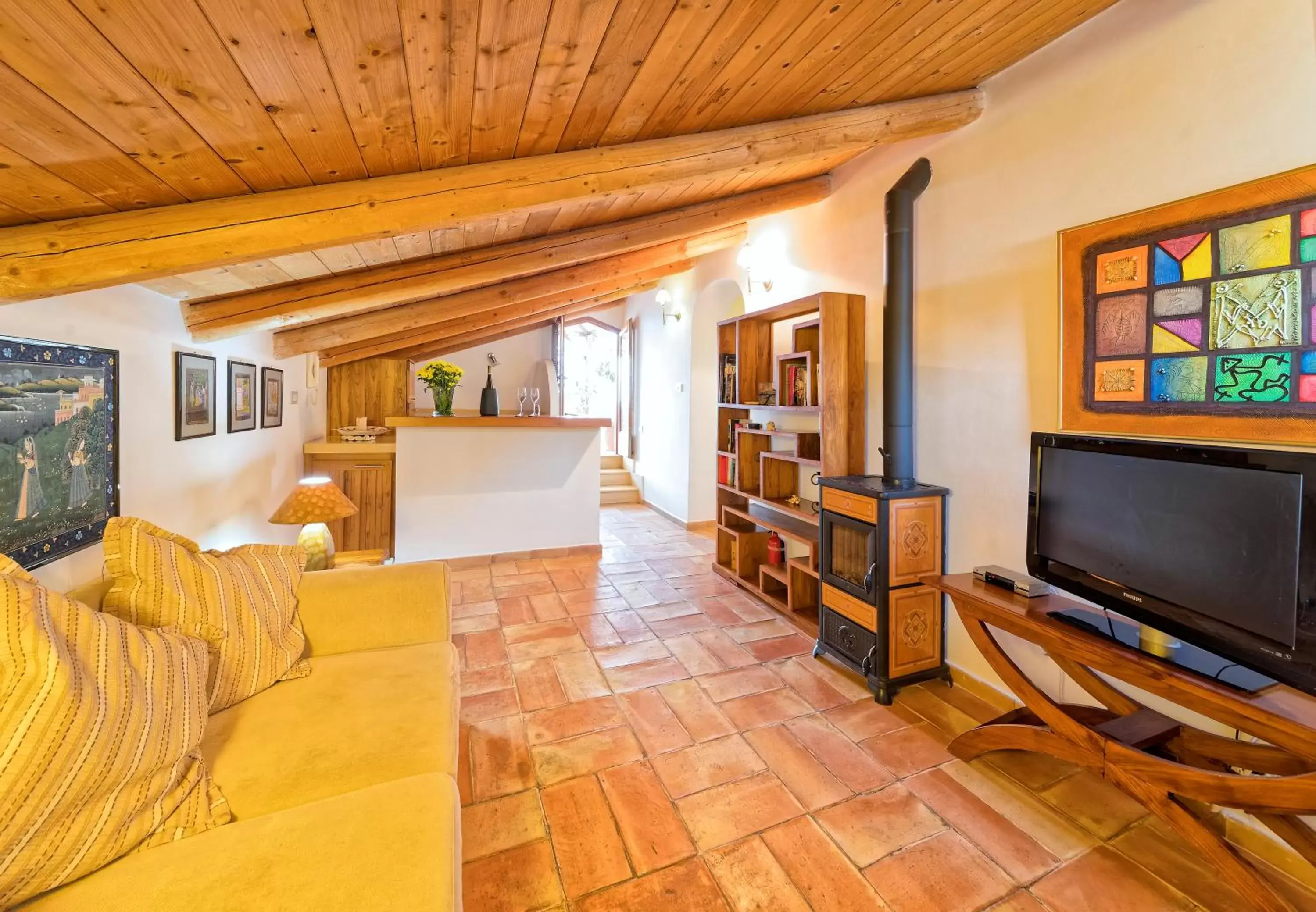 Library, Seating Area in Villa Lieta