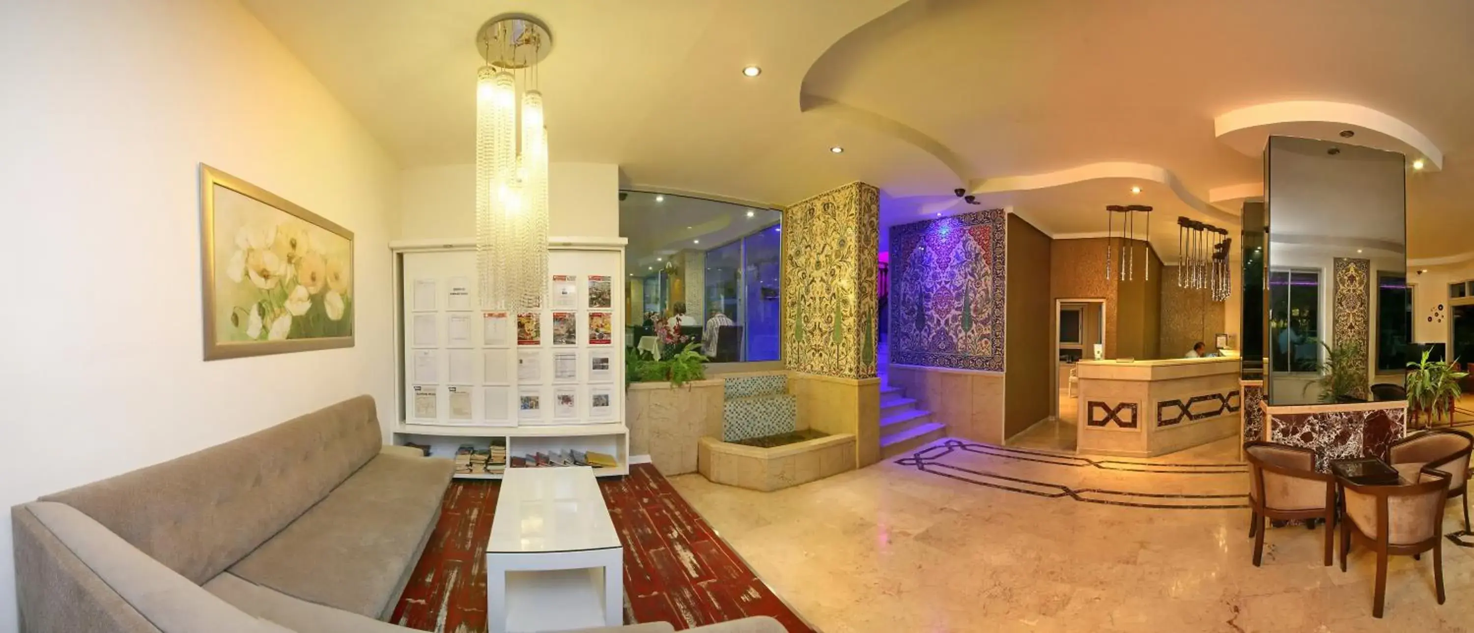 Lobby or reception in Kleopatra Celine Hotel