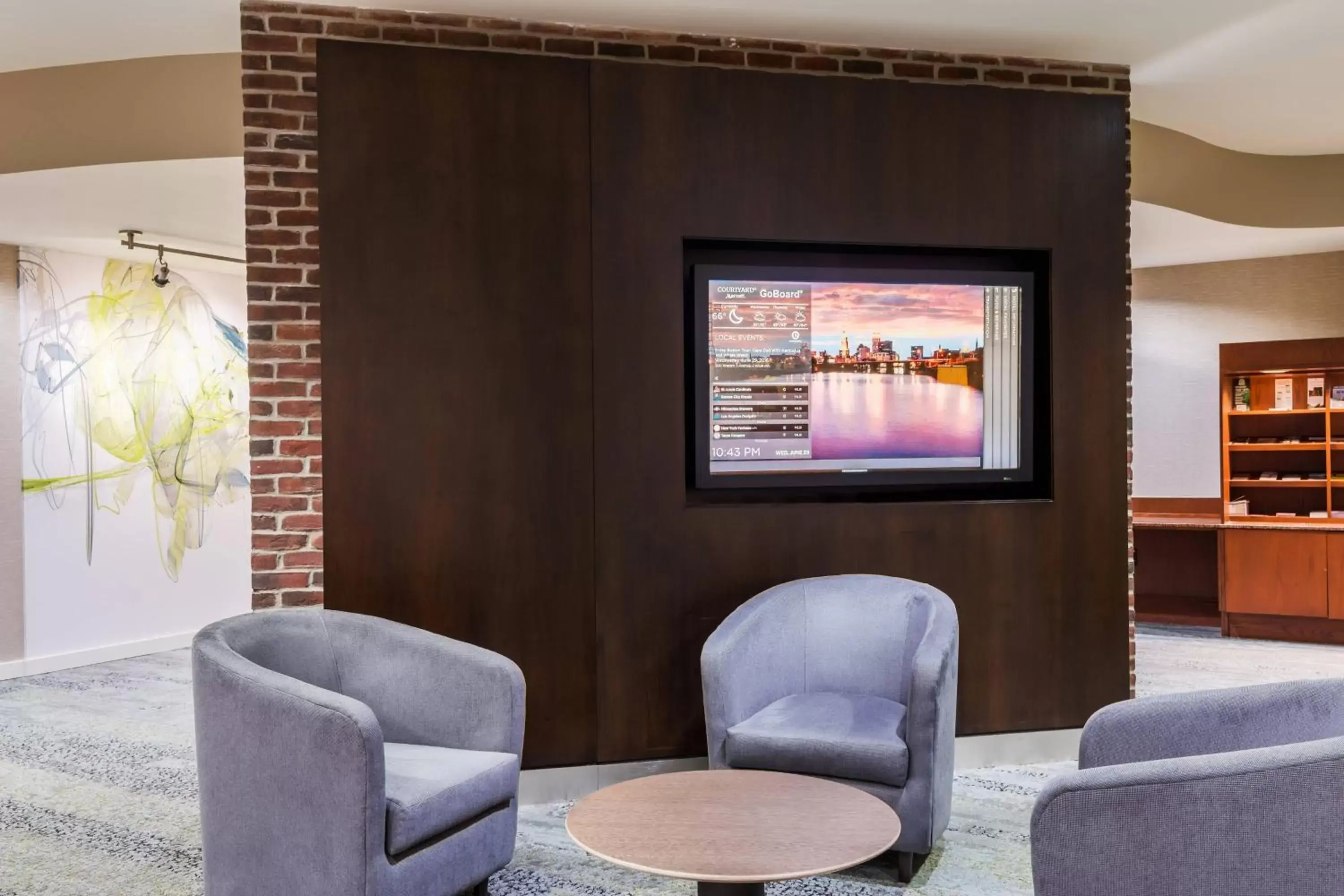 Other, Seating Area in Courtyard by Marriott Providence Lincoln