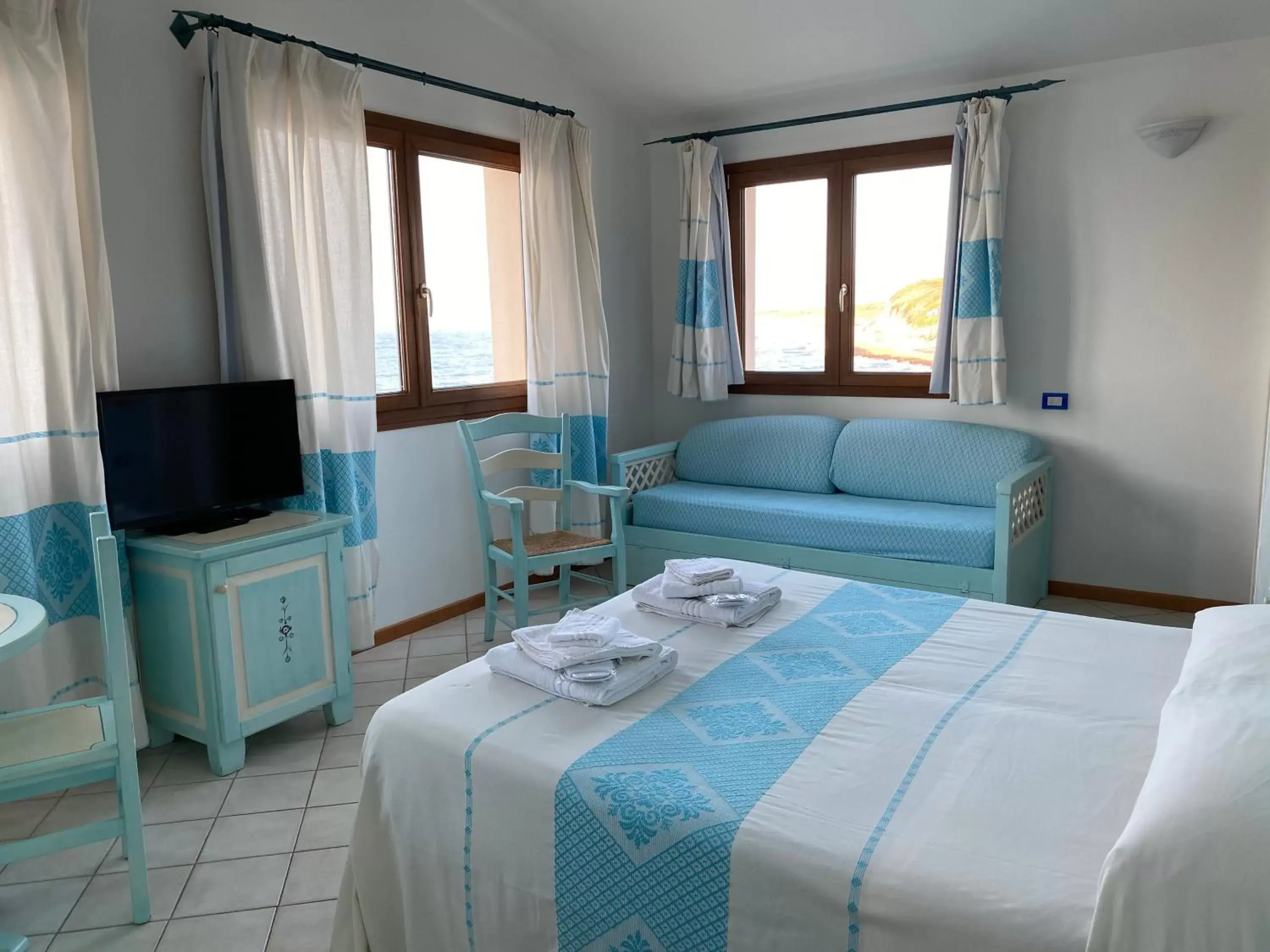 Bedroom, Bed in La Locanda del Mare