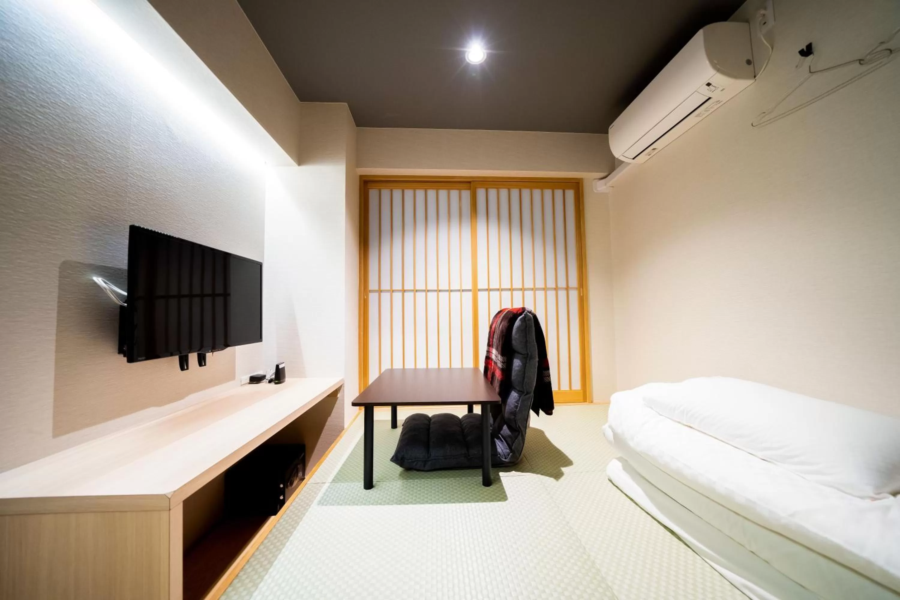 Photo of the whole room, Bed in Hotel S-Presso Namba