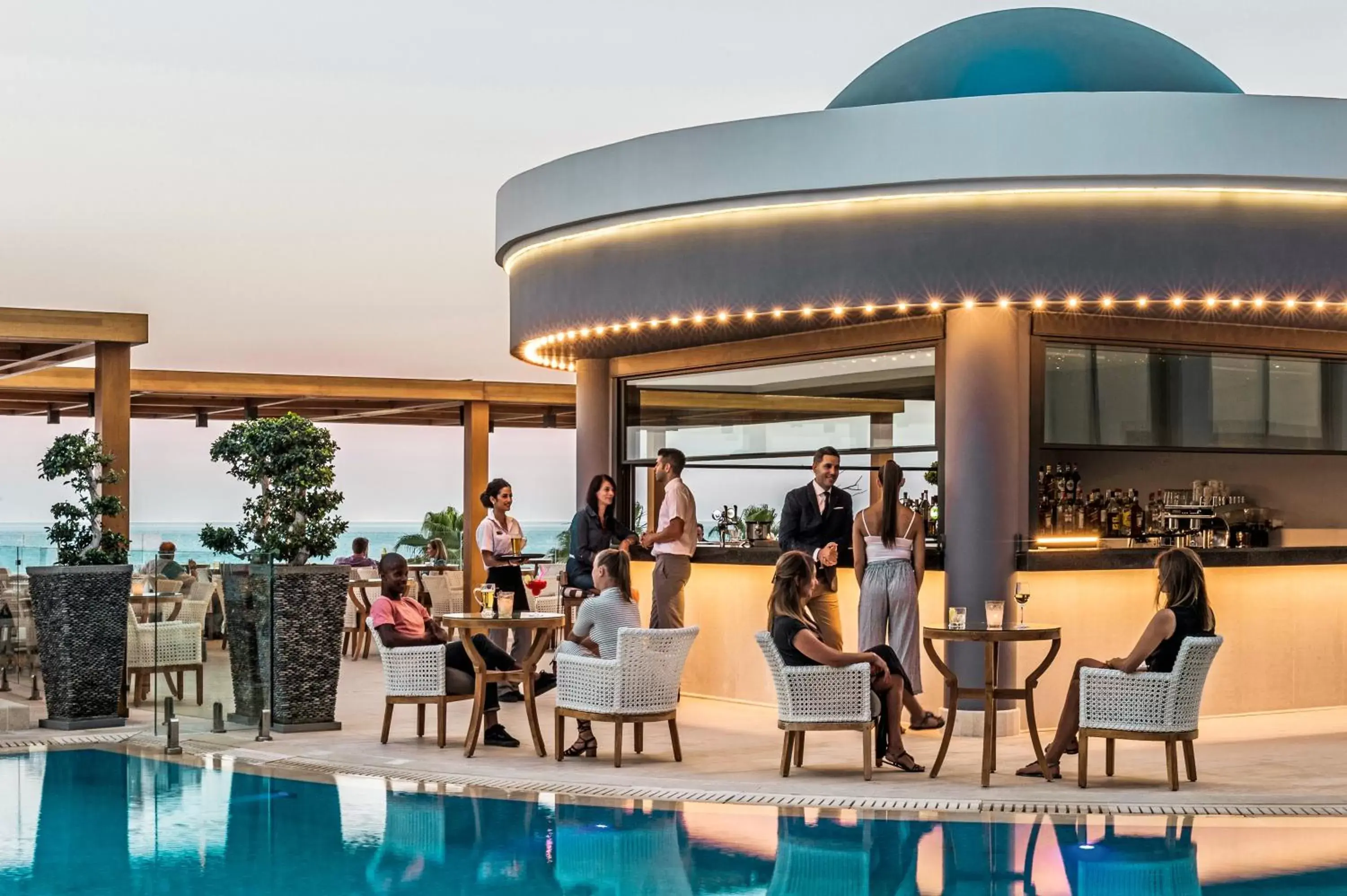 Lounge or bar in Mitsis Alila Resort & Spa