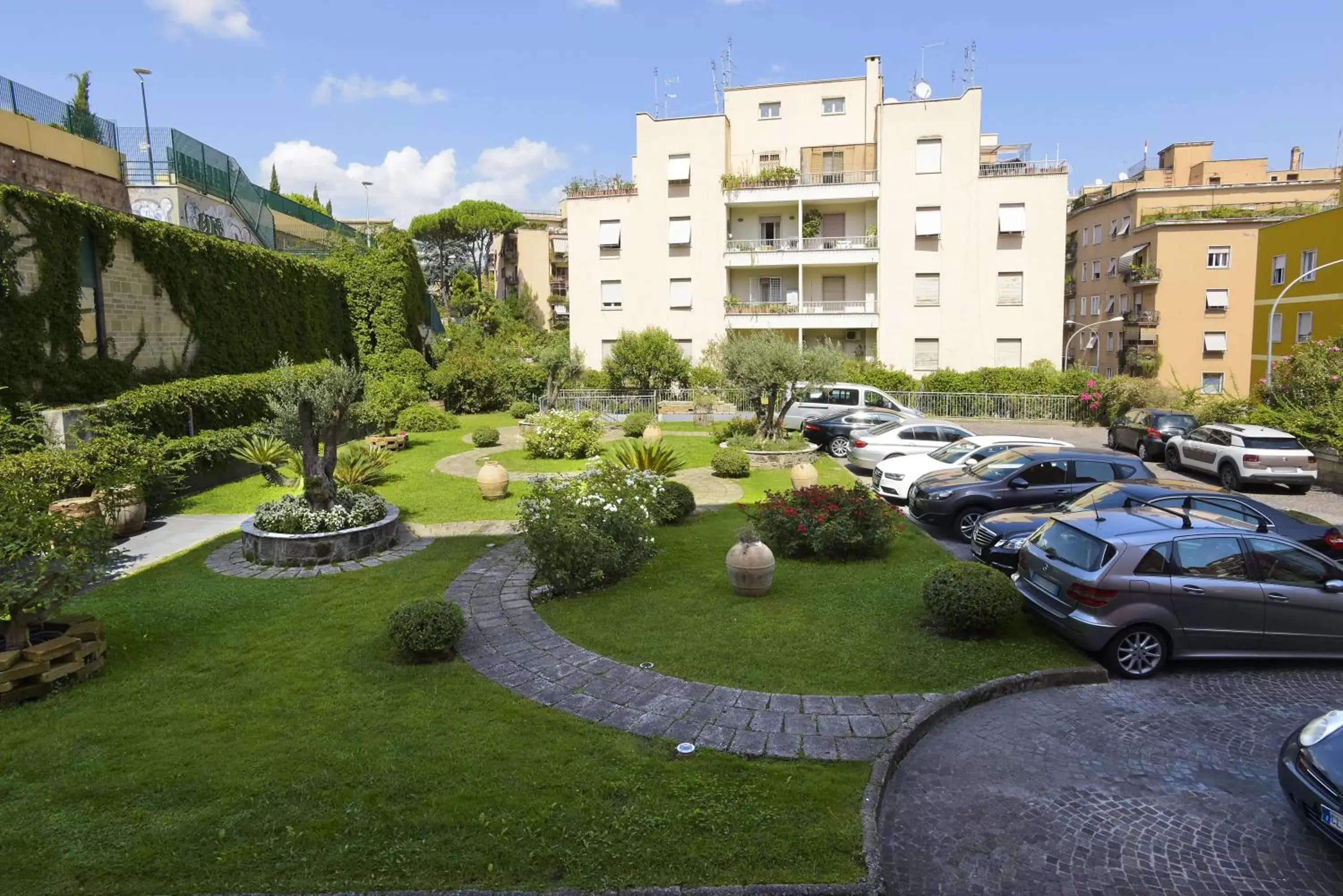 Garden in Grand Hotel Tiberio