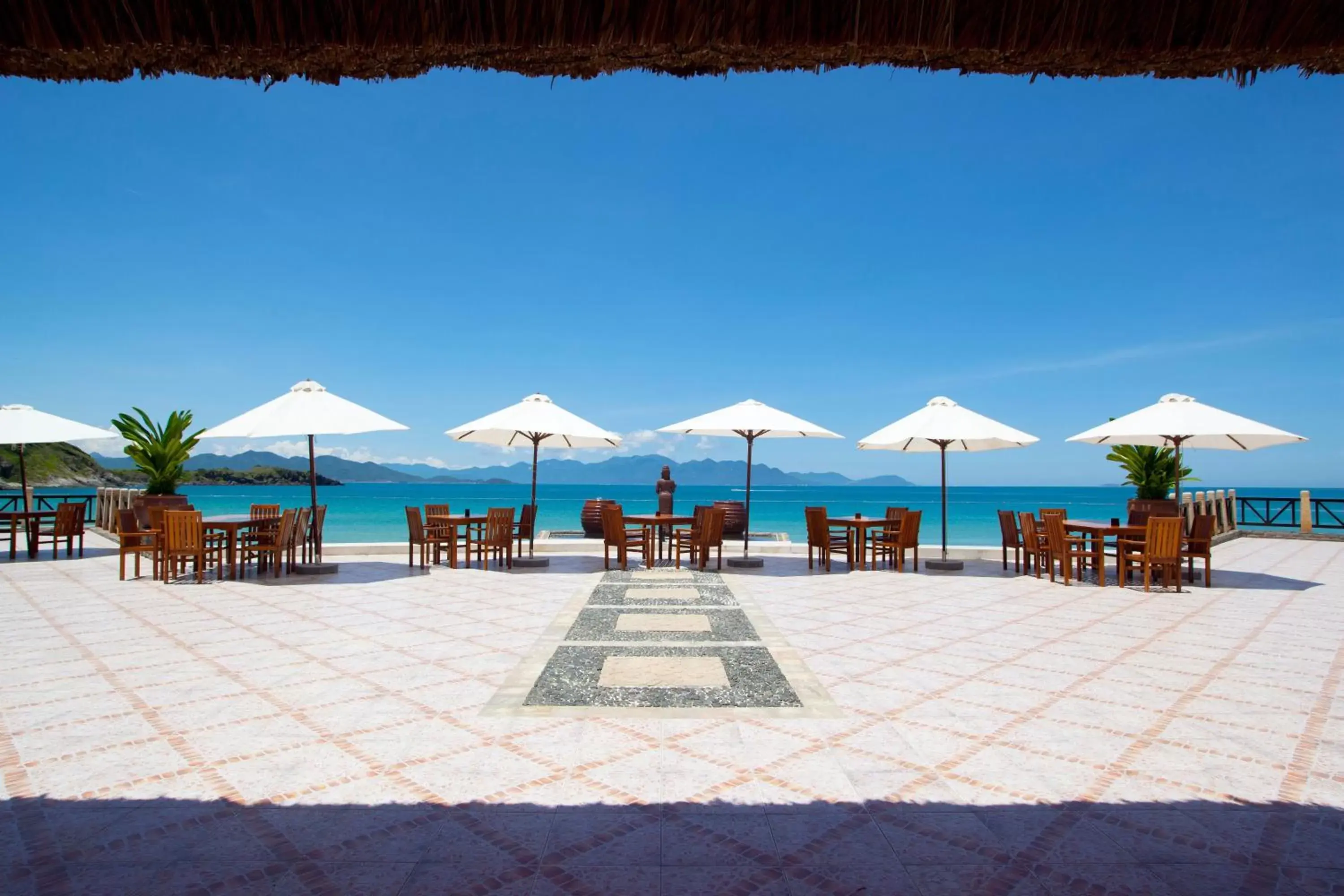 Sea view, Beach in Vinpearl Resort Nha Trang