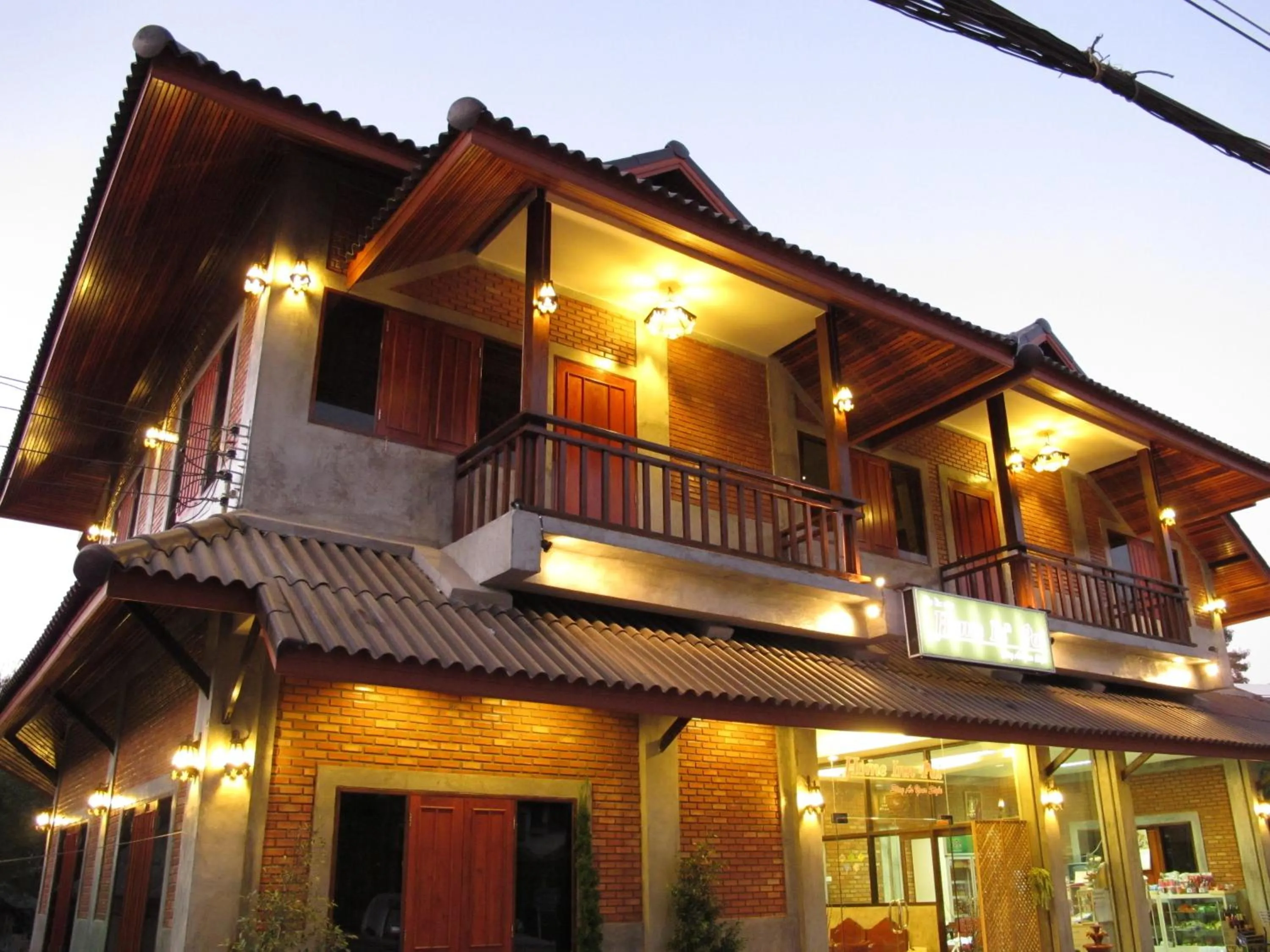 Property building in Home Inn Pai Garden