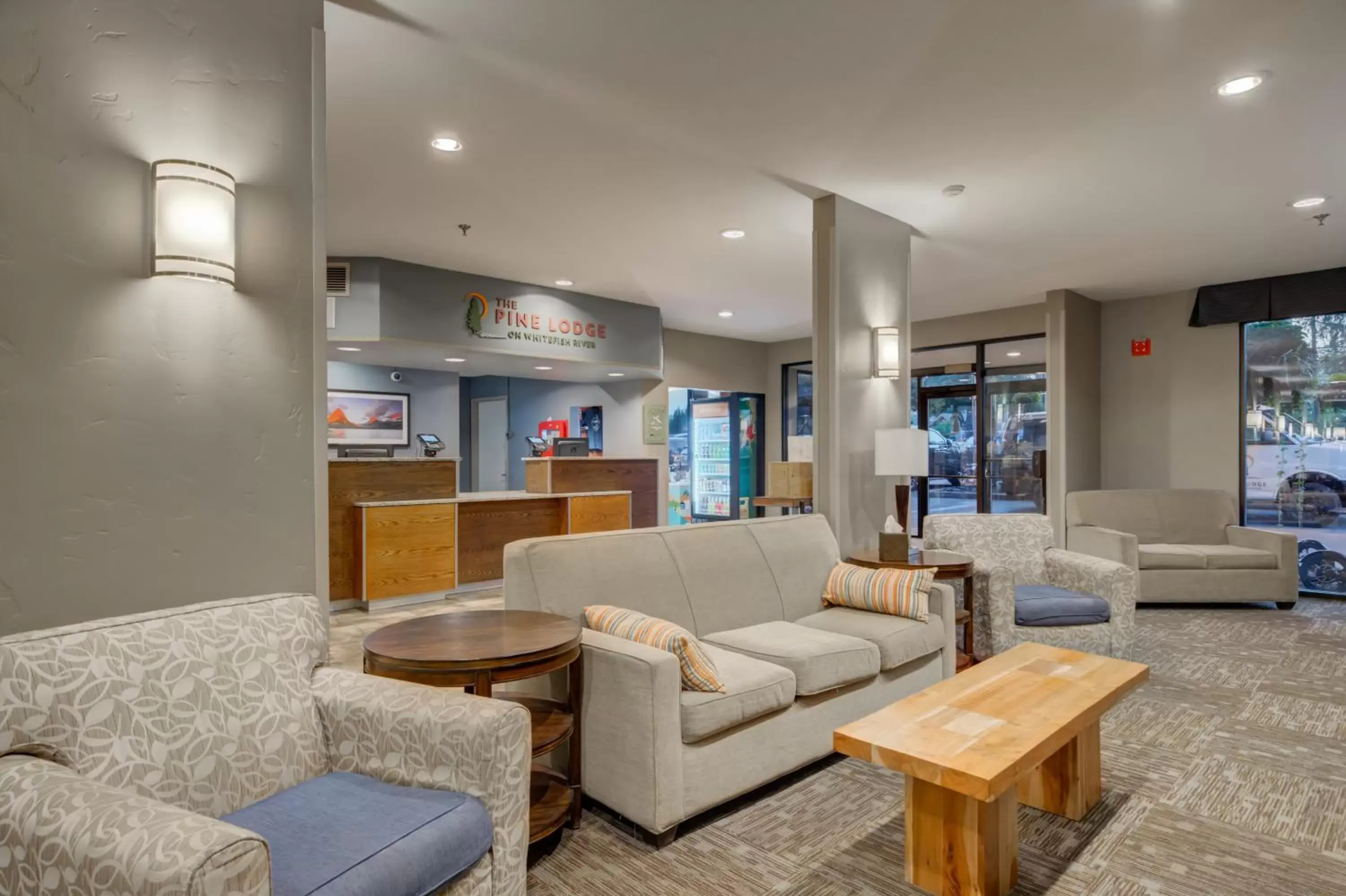 Property building, Lobby/Reception in The Pine Lodge on Whitefish River, Ascend Hotel Collection