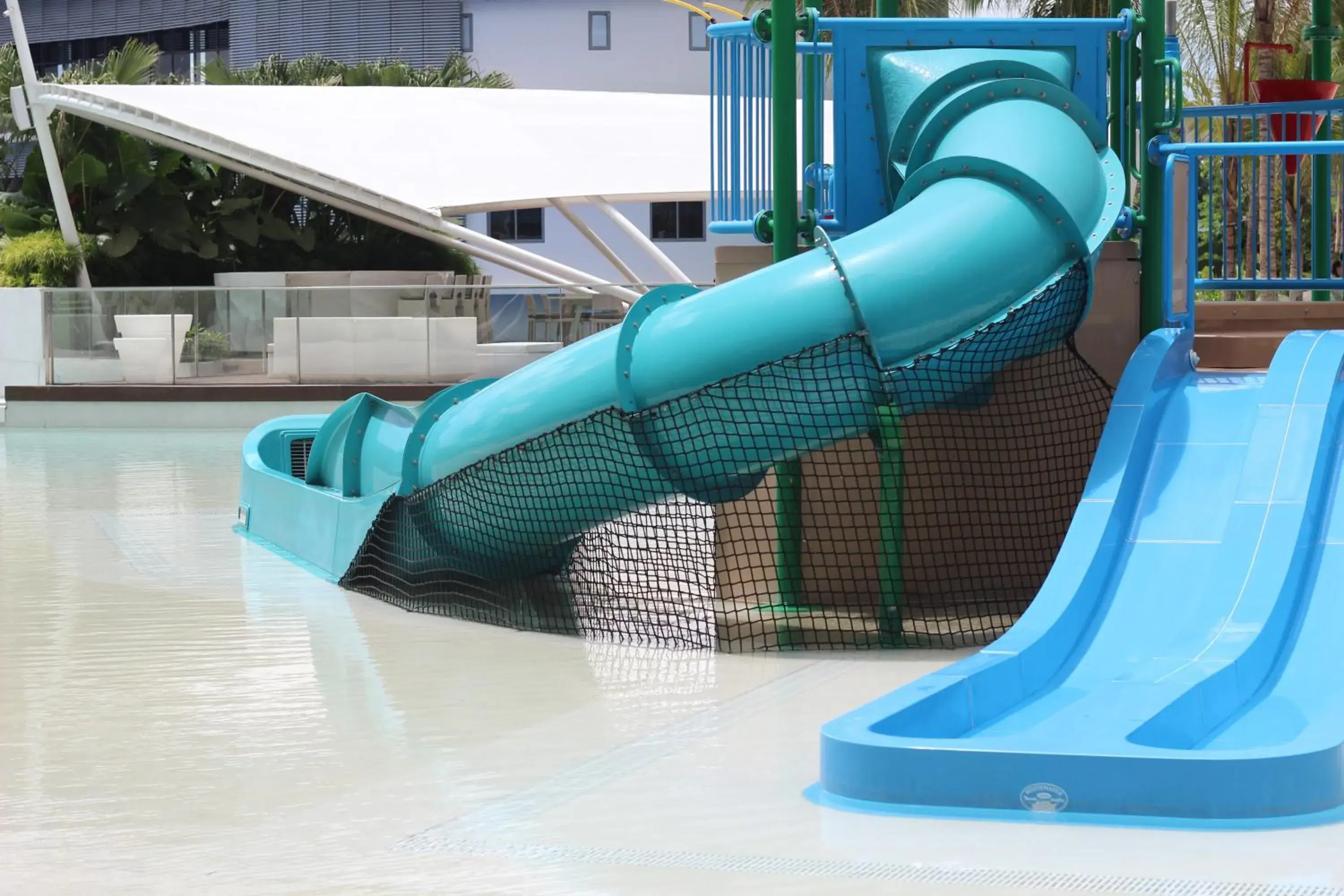 Children play ground, Water Park in Azure Tropical Paradise
