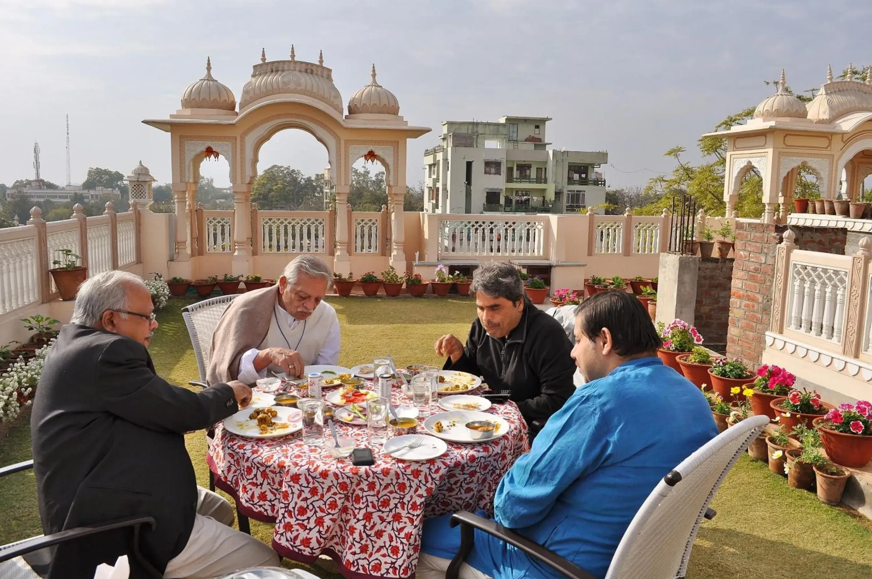 People in Om Niwas Suite Hotel