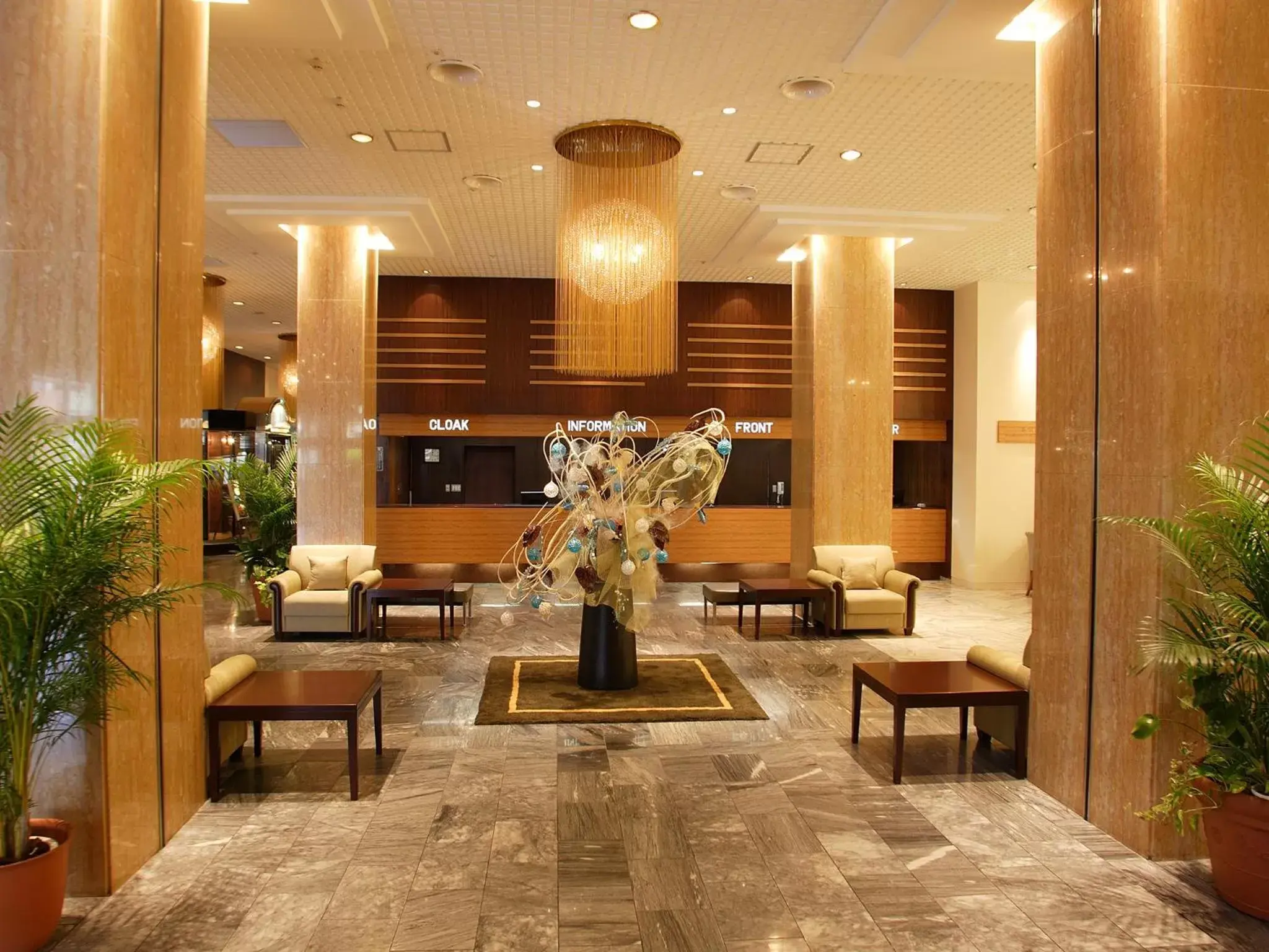 Lobby or reception in Hotel New Gaea Omuta Garden