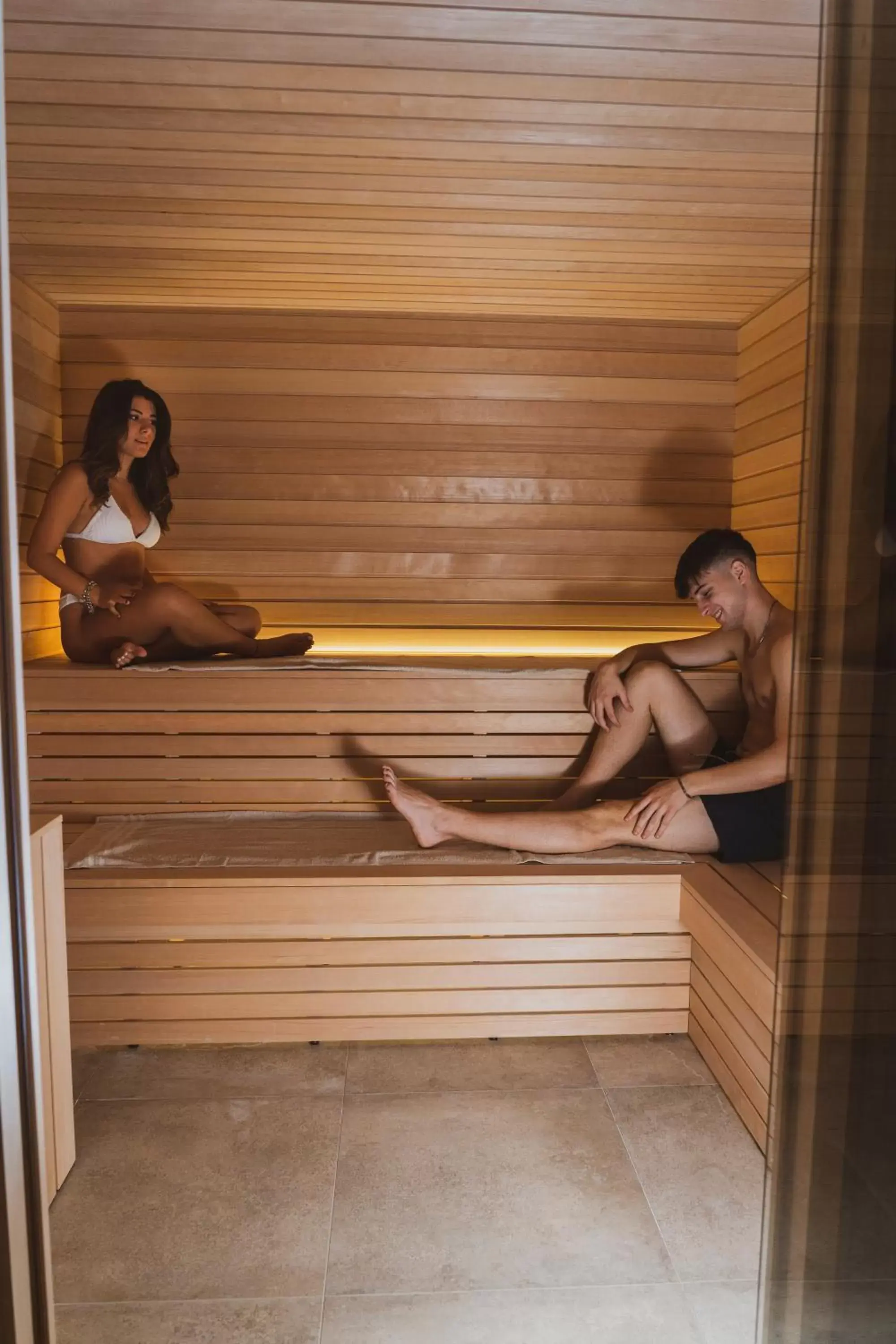 Sauna in Hotel Ariston & Spa