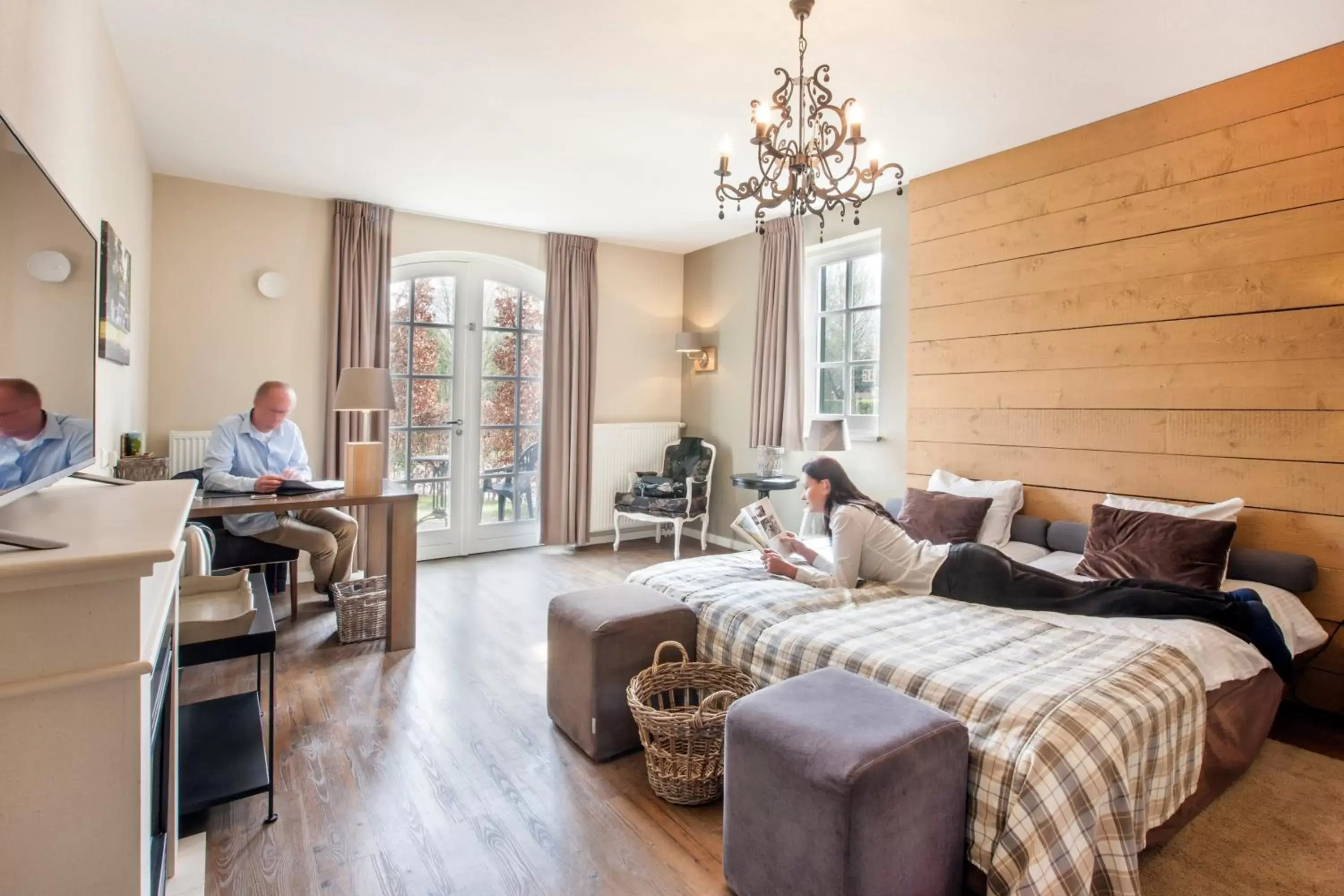 Deluxe Twin Room in Auberge De Hilver Deluxe Twin Room in Auberge De Hilver