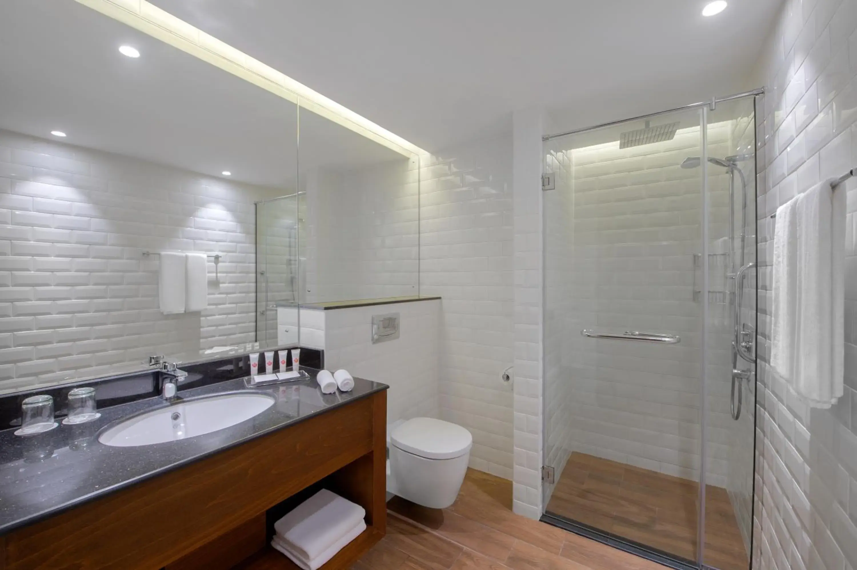 Shower, Bathroom in Wyndham Garden Muscat Al Khuwair