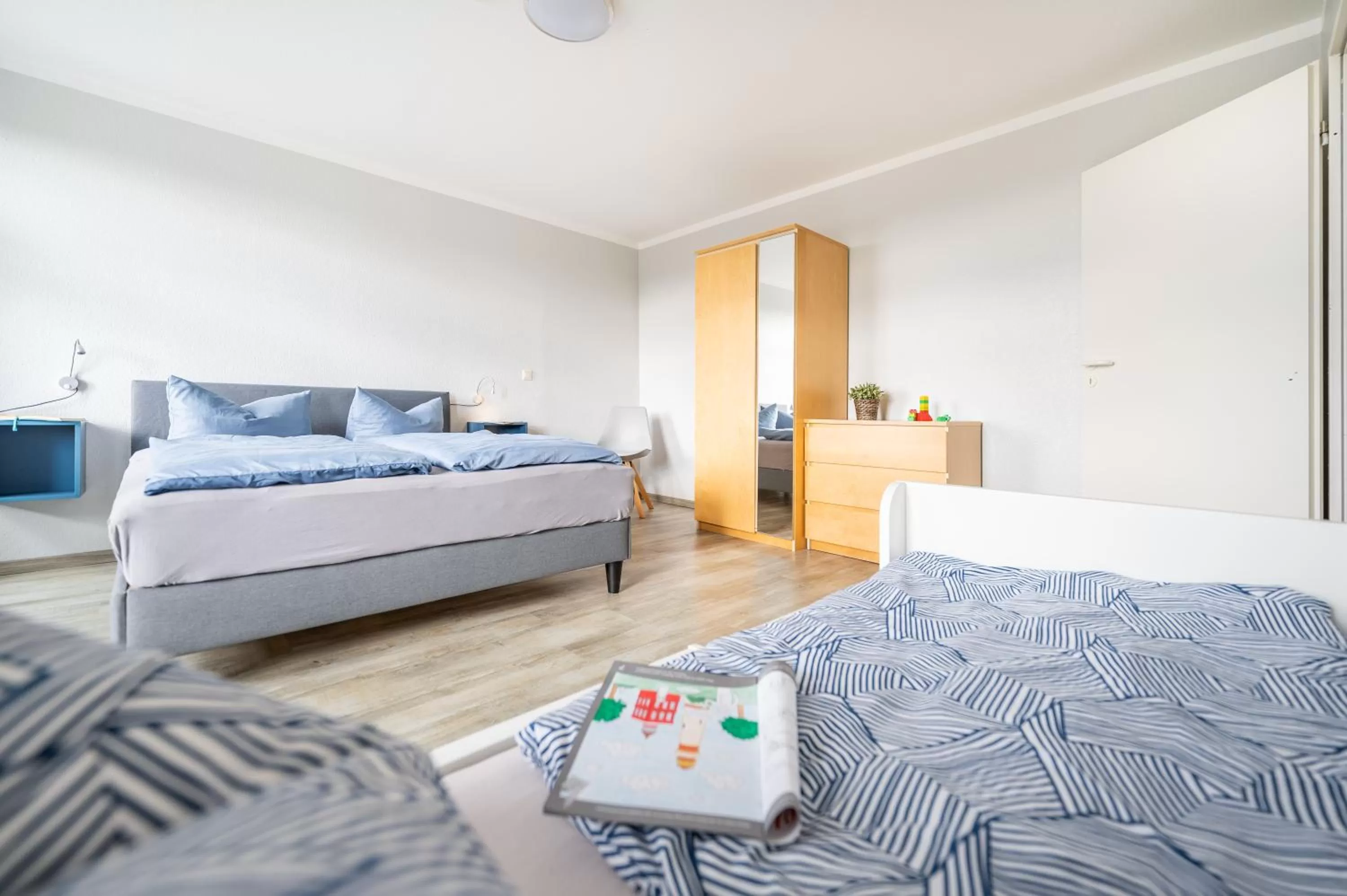 Bed in Haus Ferienglück Sauna im Haus