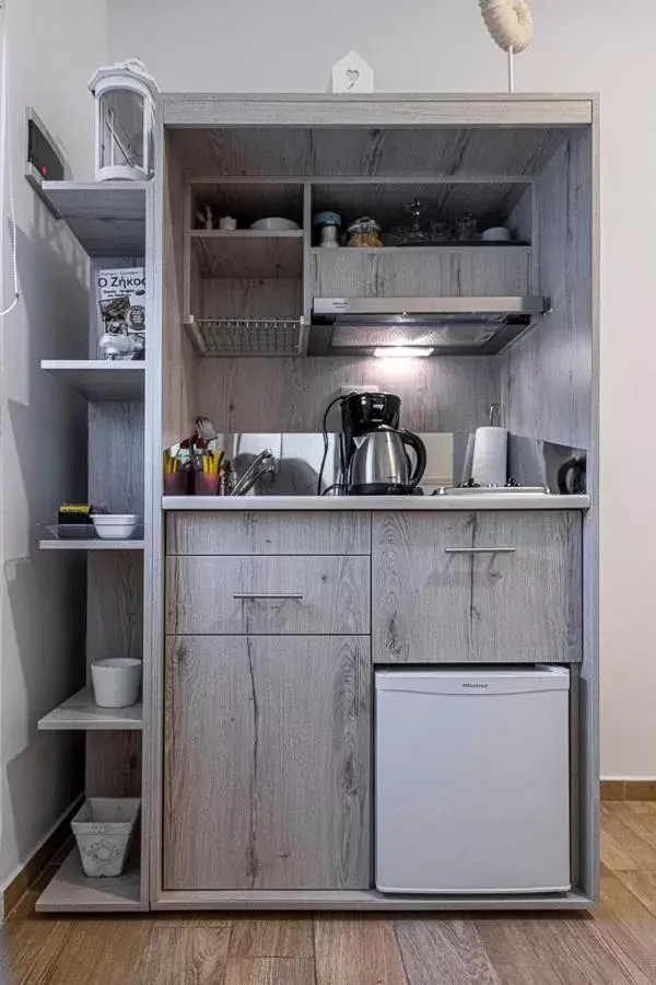 Kitchen/Kitchenette in Comfort Stay Airport Studios - FREE shuttle from the Athens airport