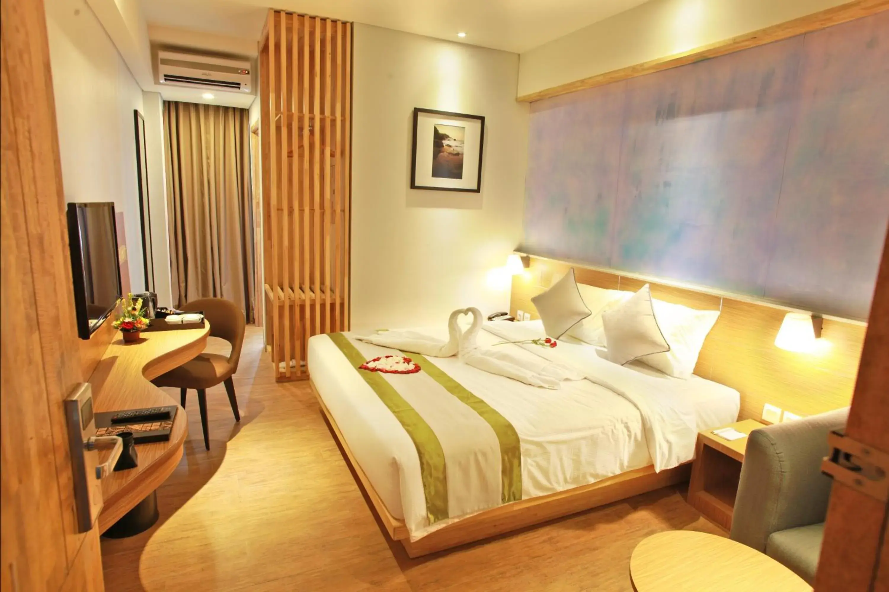 Bed in Liberta Hotel Jimbaran