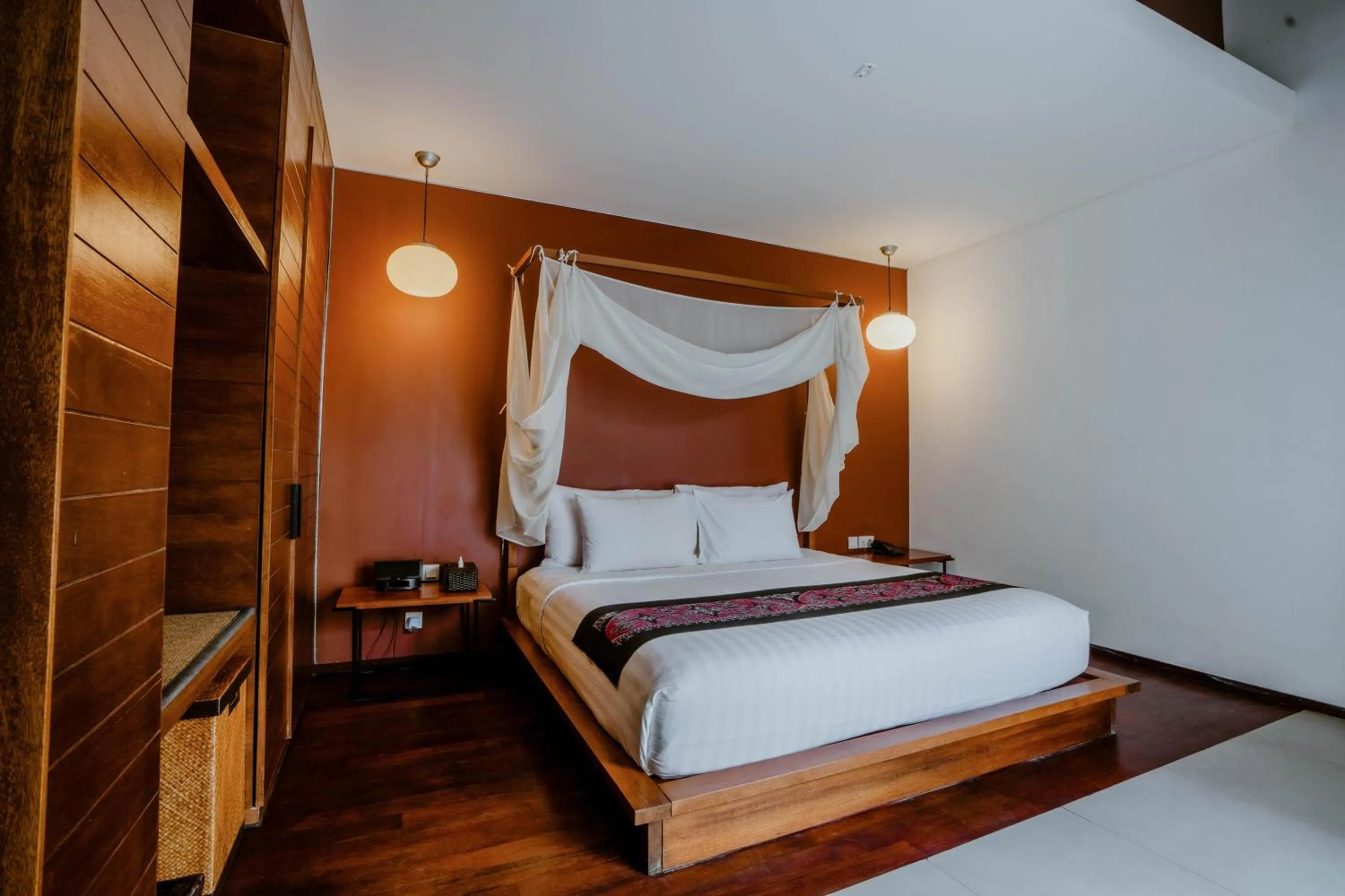 Property building, Bed in Abia Villa Legian