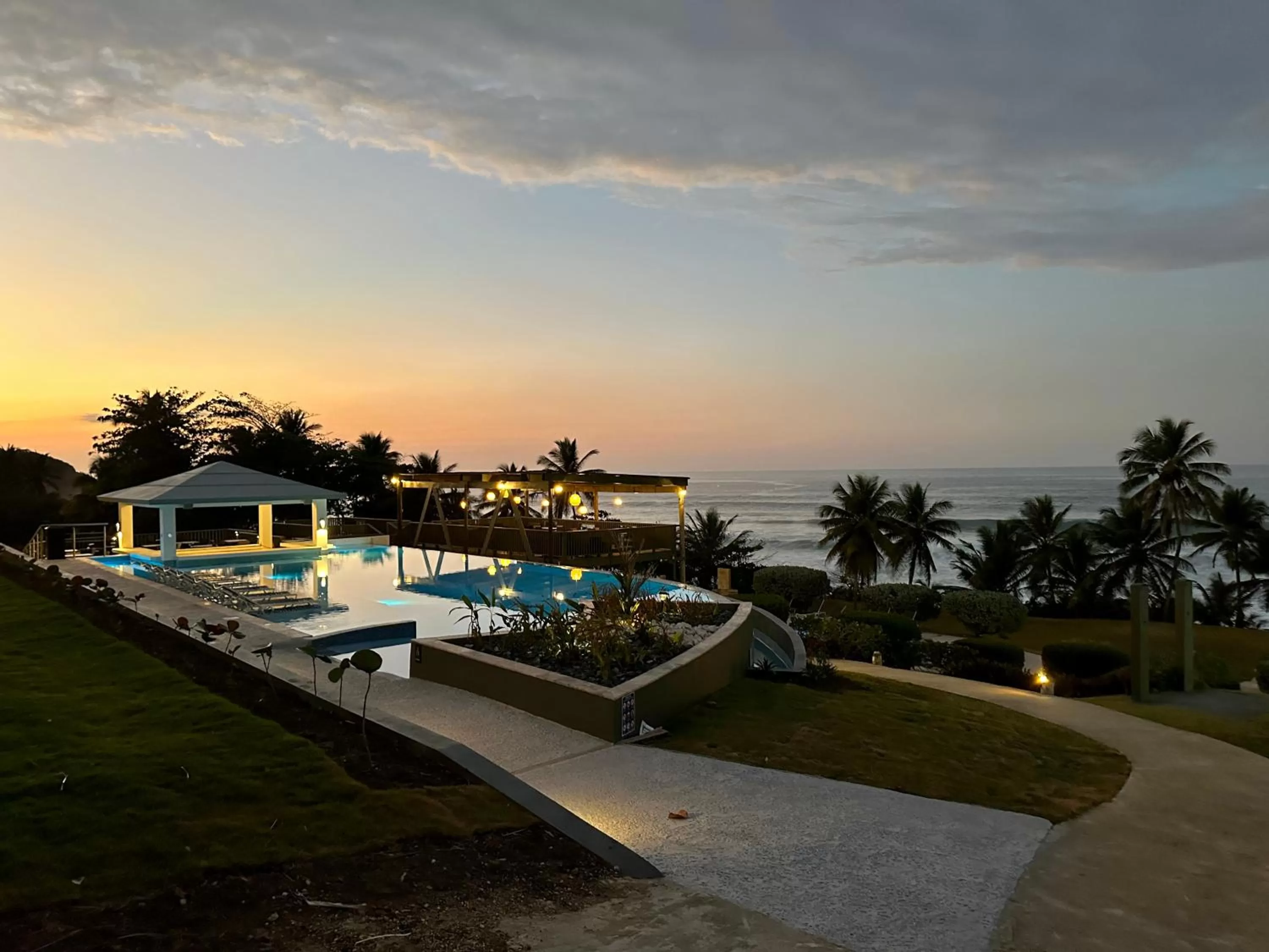 Swimming pool in Hotel El Guajataca