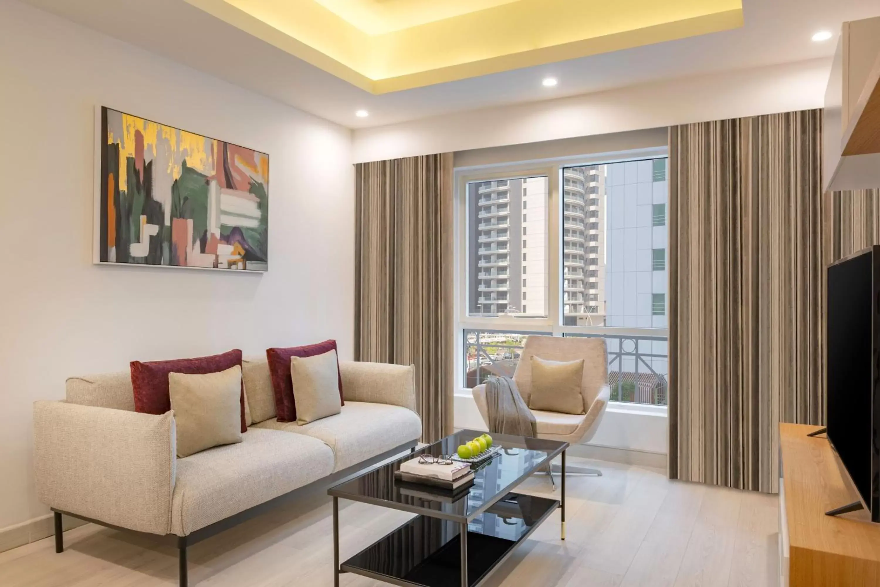 Living room, Seating Area in Marriott Executive Apartments City Center Doha