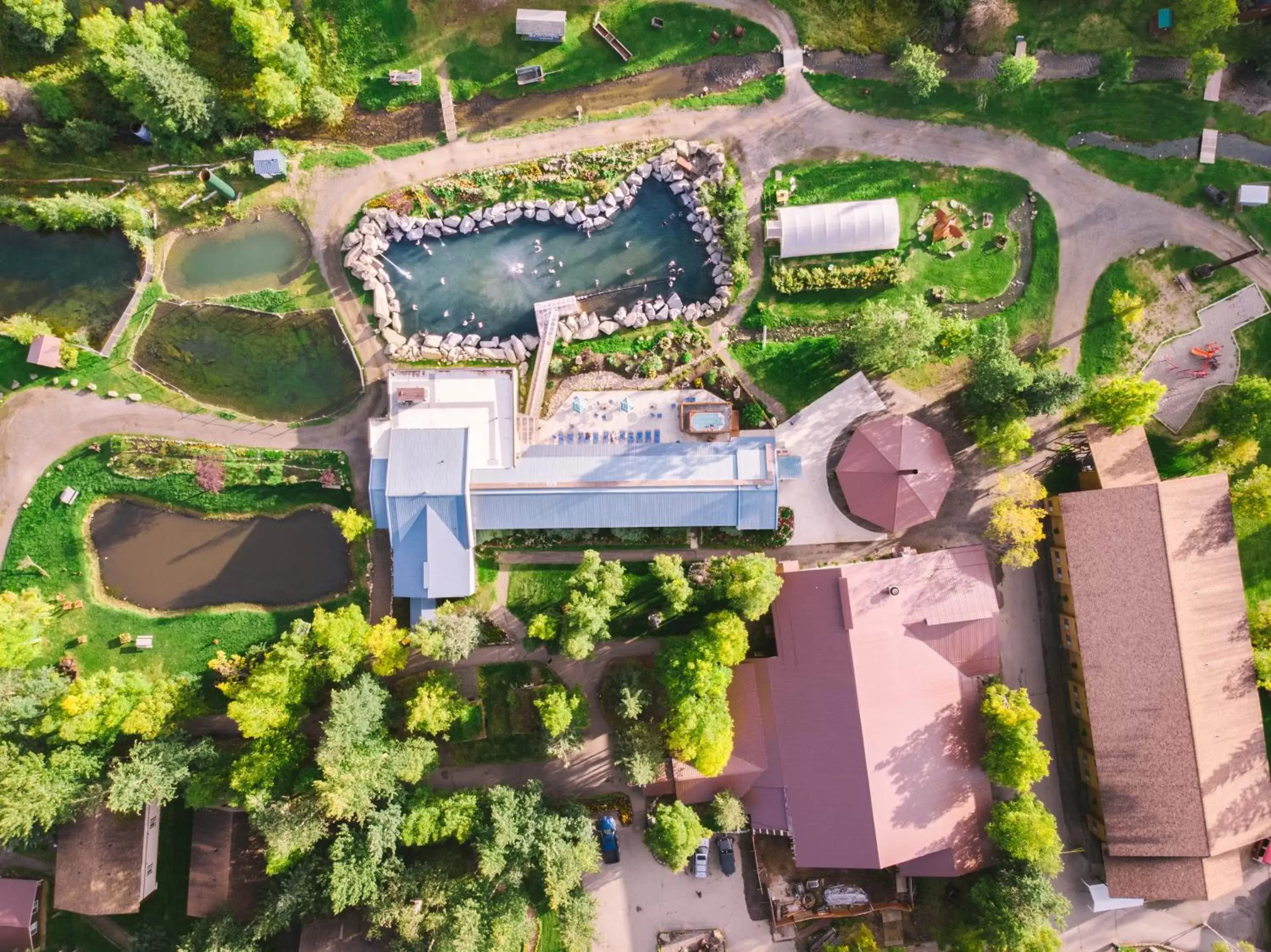 Bird's eye view, Bird's-eye View in Chena Hot Springs Resort