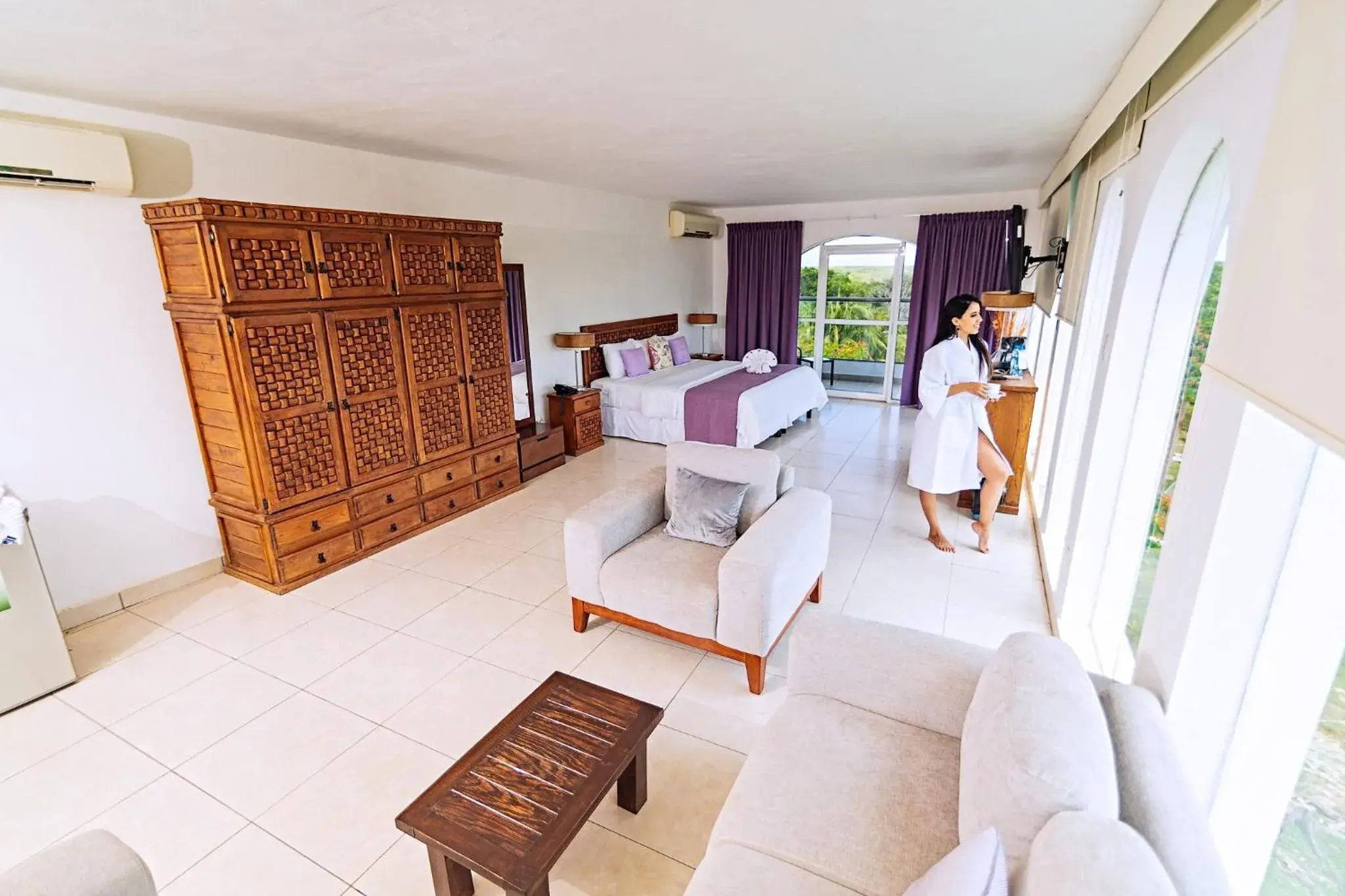 Bedroom, Seating Area in Uxmal Resort Maya